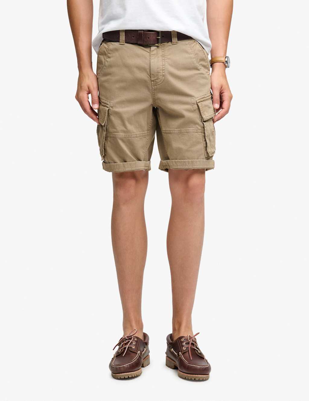 Superdry & Co Men's Utility Chino Shorts - 36 - Brown - Available at M&S