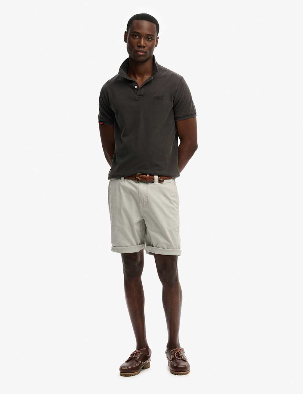 Superdry & Co Men's Utility Chino Shorts - 36 - Grey - Available at M&S