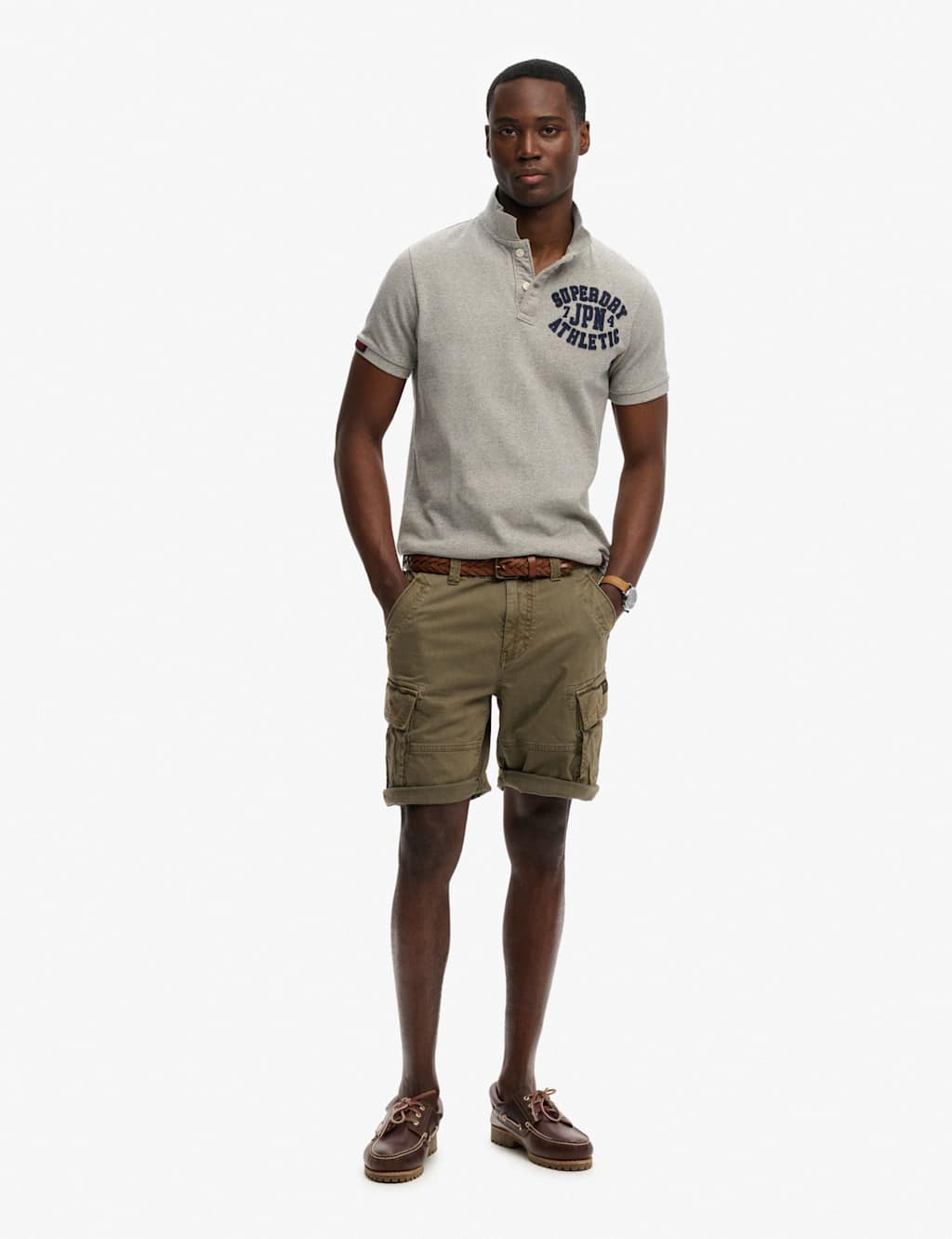 Superdry & Co Men's Cargo Shorts - 32 - Green - Available at M&S