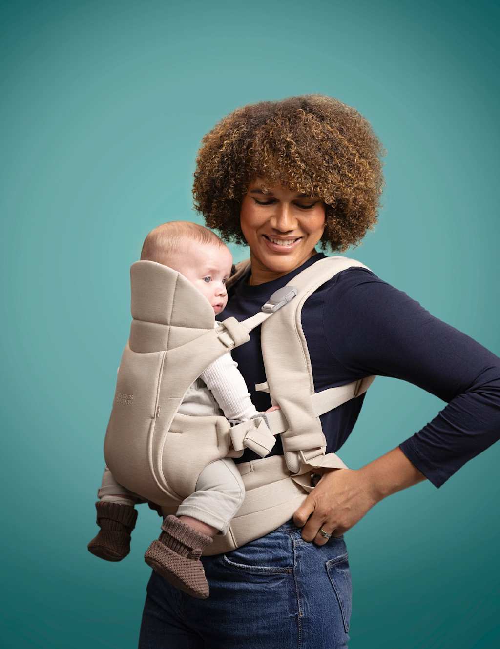 Mamas & Papas Kudo Baby Carrier - Cream Mix - Available at M&S