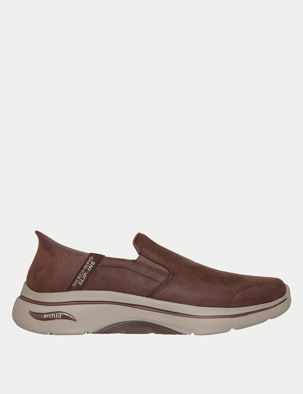 Skechers Men's Go Walk Arch Fit 2.0 Quest Walking Shoes - 11 - Dark Brown - Available at M&S