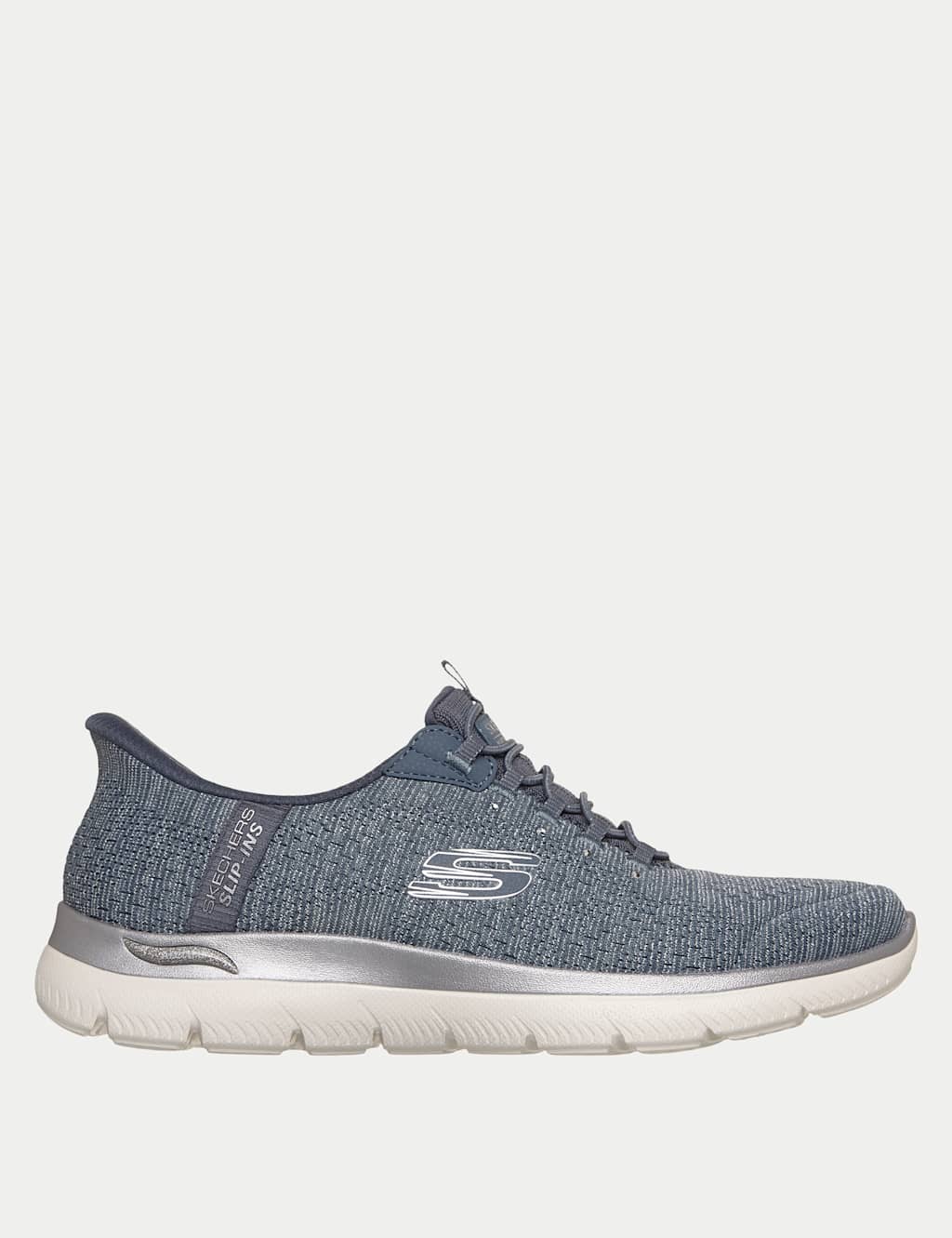 Skechers Women's Arch Fit Summits Trainers - 8 - Mid Blue - Available at M&S