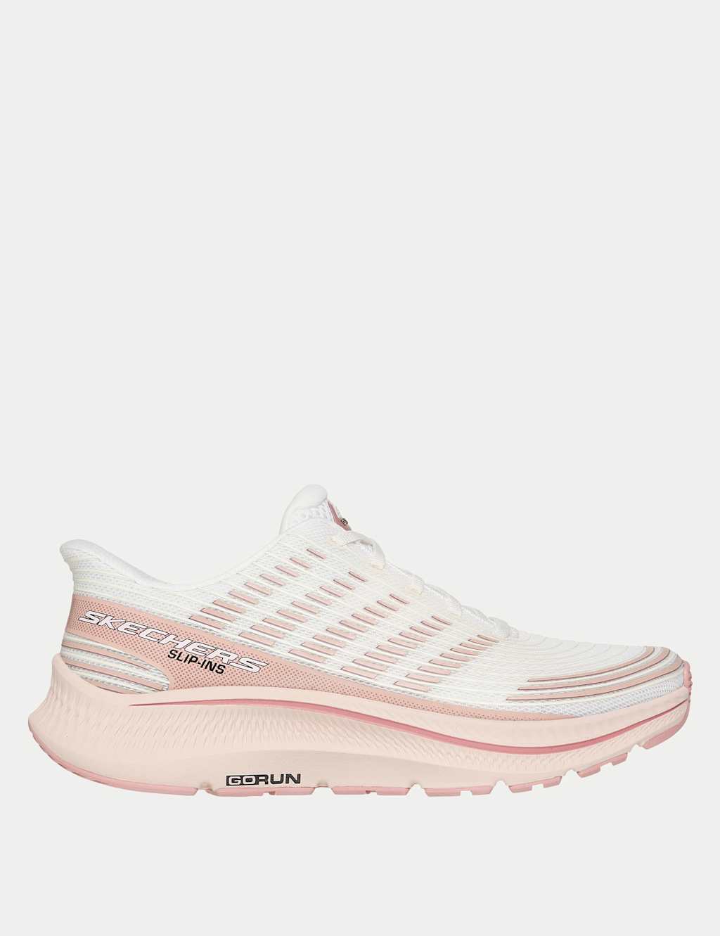 Skechers Women's Slip-ins GO RUN Consistent 2.0 Senna Trainers - 7 - Light Pink Mix - Available at M&S