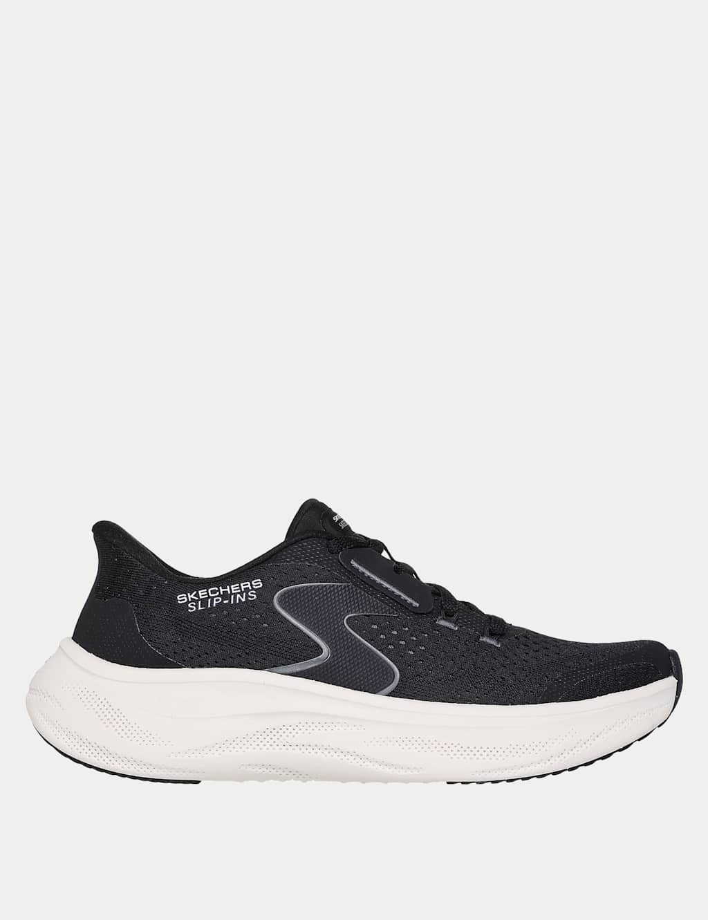 Skechers Women's Skech Cloud Trainers - 6 - Black Mix - Available at M&S