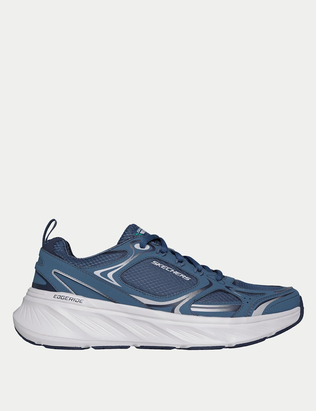 Skechers Men's Edgeride Exodis Trainers - 7 - Blue Mix - Available at M&S