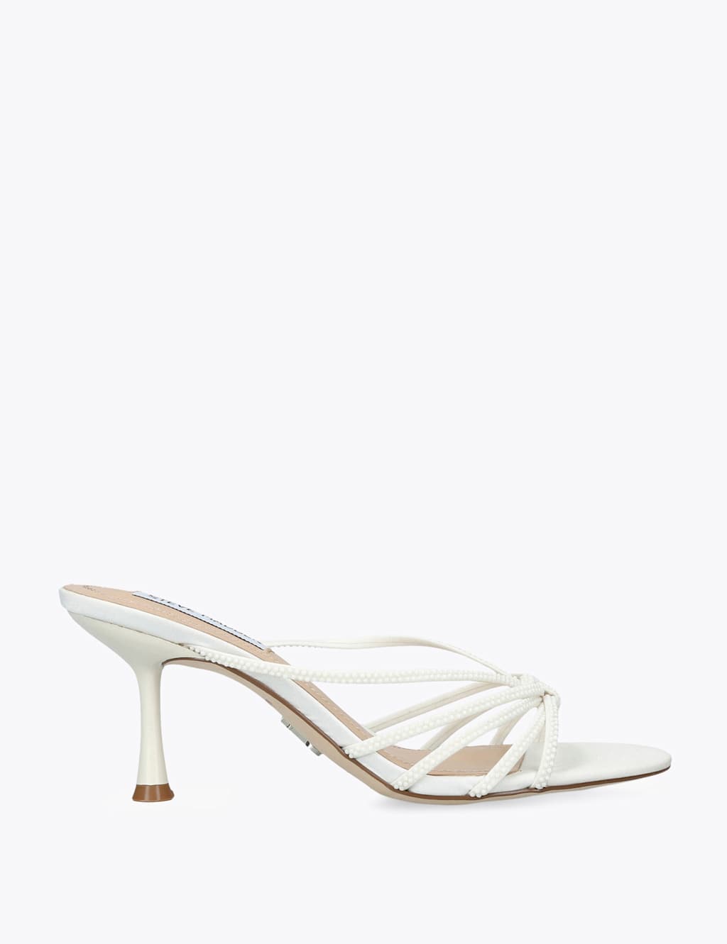Steve Madden Women's Edna Pearl Stiletto Heel Shoes - 6 - White - Available at M&S