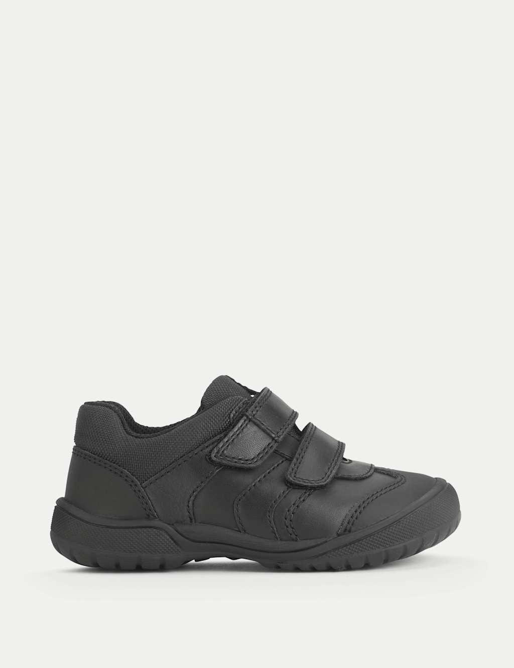 Start-Rite Boys Leather School Shoes (6 Small - 10 Small) - 8½ - Black - Available at M&S