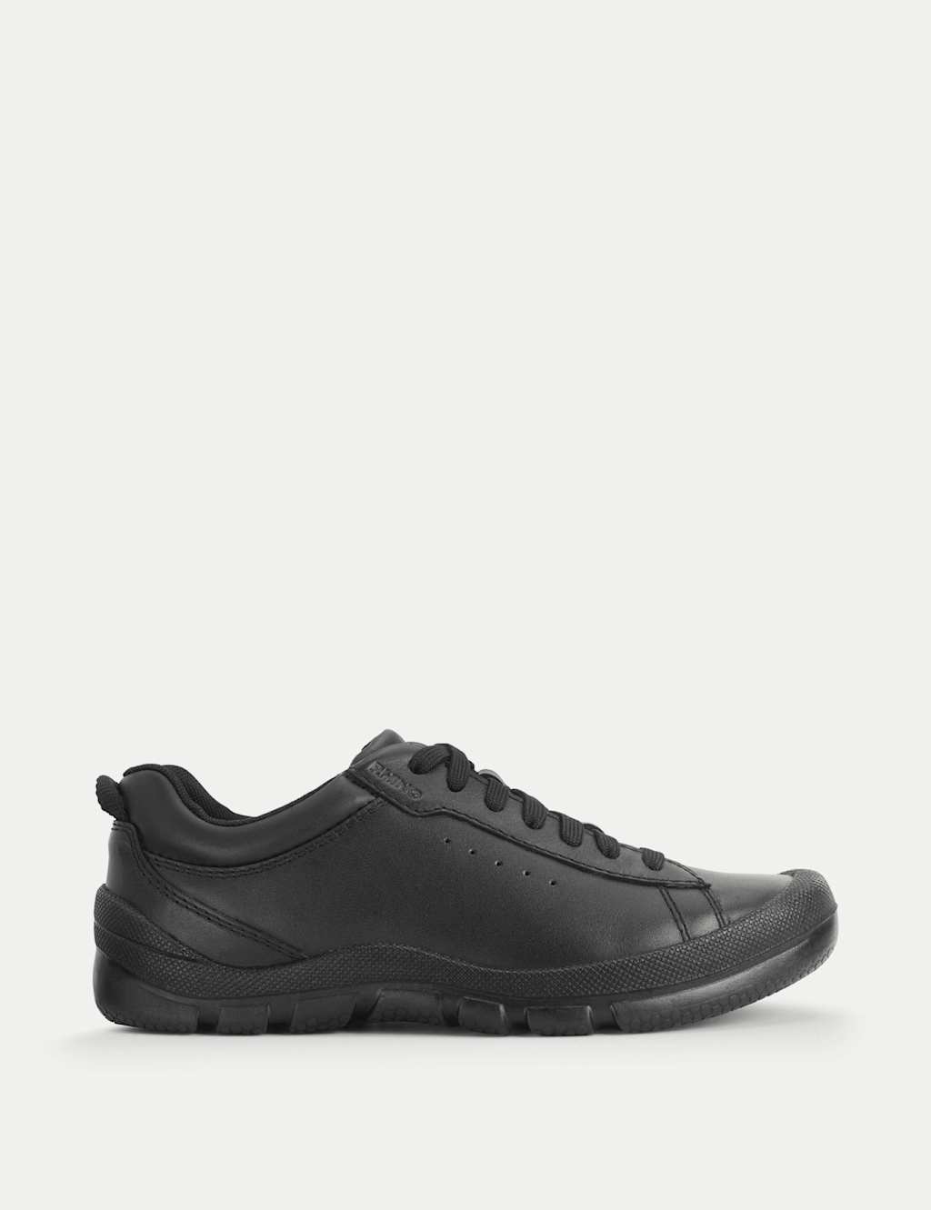 Start-Rite Boys Leather Lace School Shoes (1 Large-10.5 Large) - 4/Wide - Black - Available at M&S