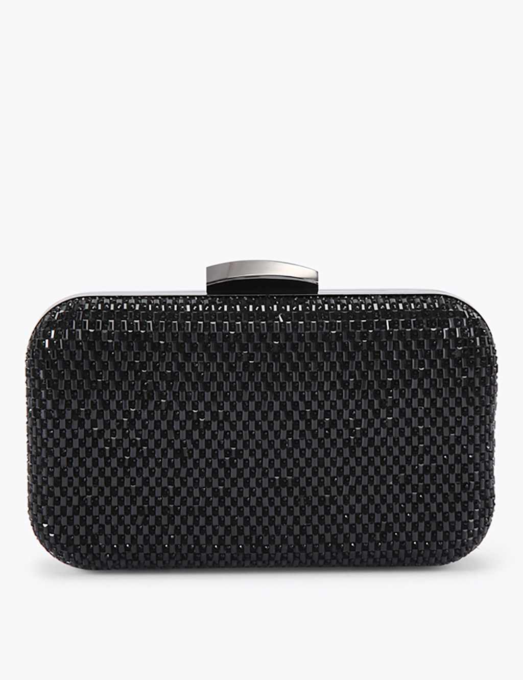 Kurt Geiger Women's Embellished Chain Strap Clutch Bag - Black - Available at M&S