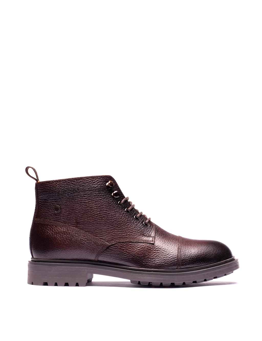Base London Men's Leather Casual Boots - 10 - Brown - Available at M&S