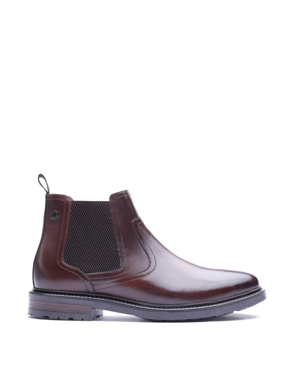 Base London Men's Leather Chelsea Boots - 6 - Brown - Available at M&S