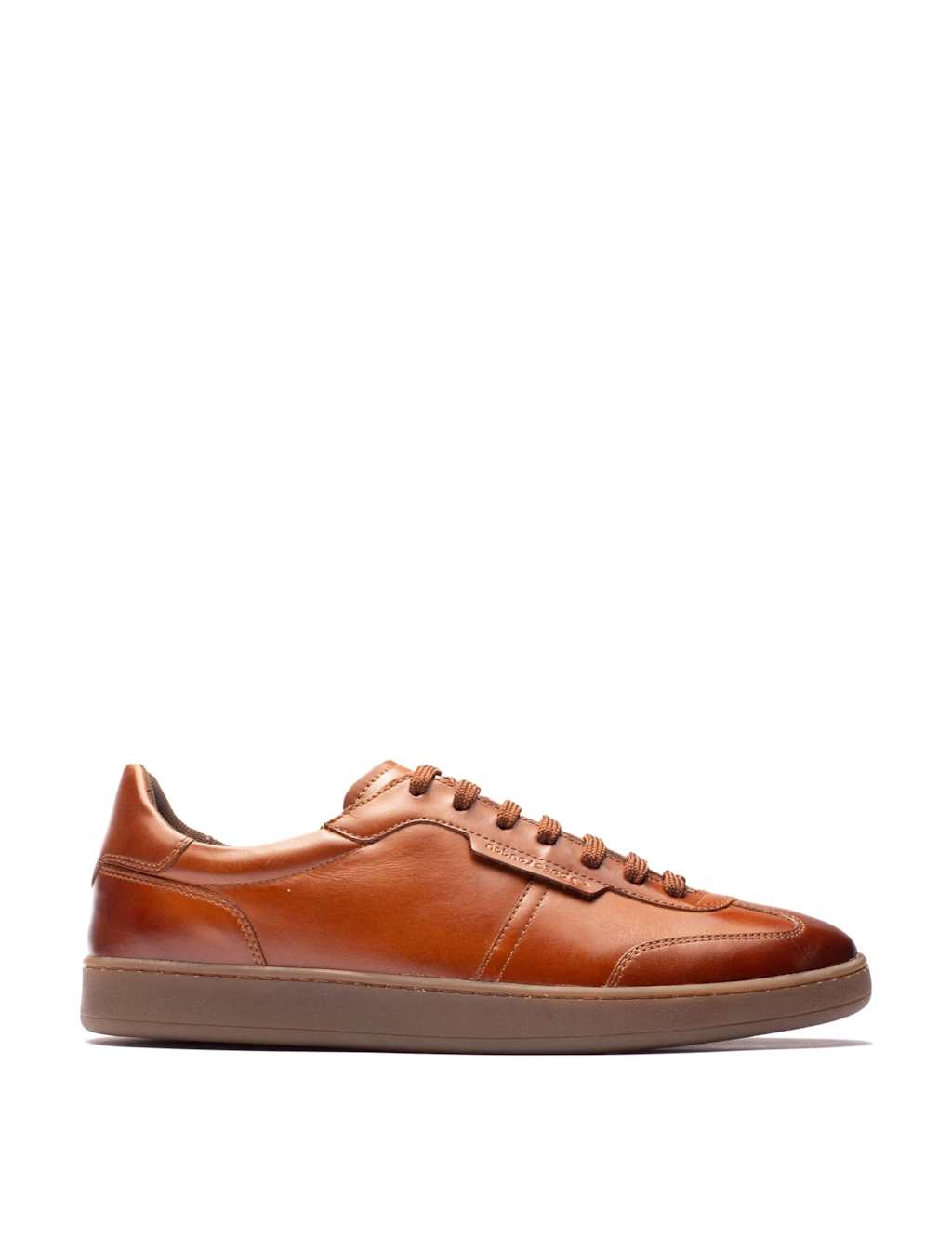 Base London Men's Leather Lace Up Trainers - 6 - Tan - Available at M&S