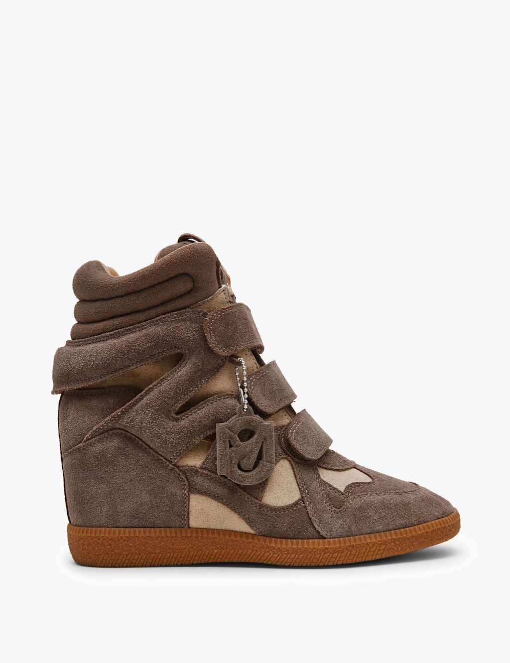 Steve Madden Women's Mavis Suede Trainers - 6 - Taupe - Available at M&S