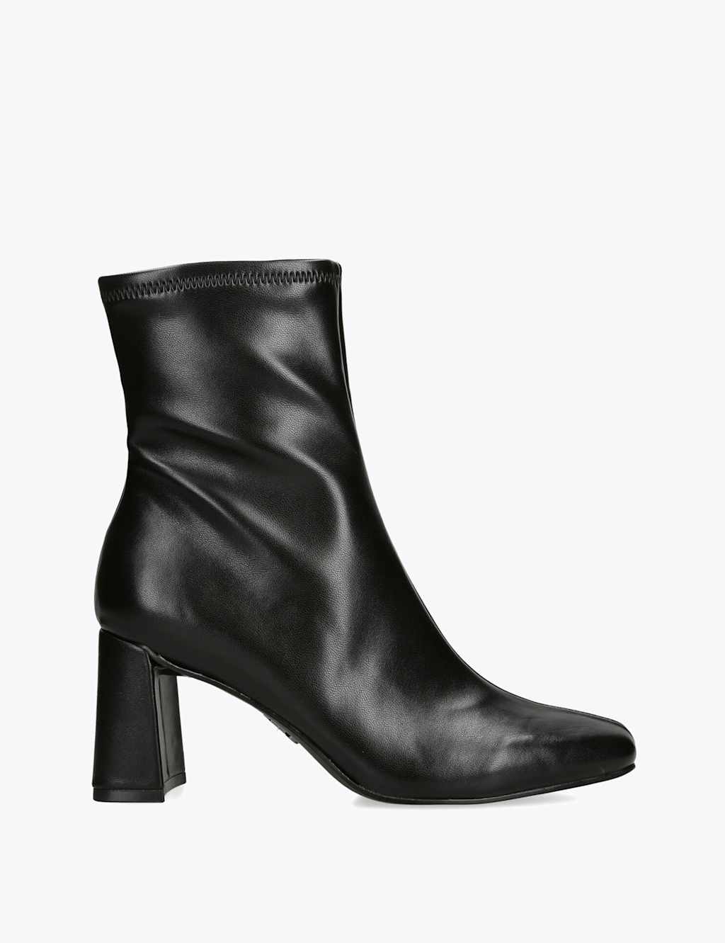 Steve Madden Women's Hurst Leather Block Heel Ankle Boots - 3 - Black - Available at M&S