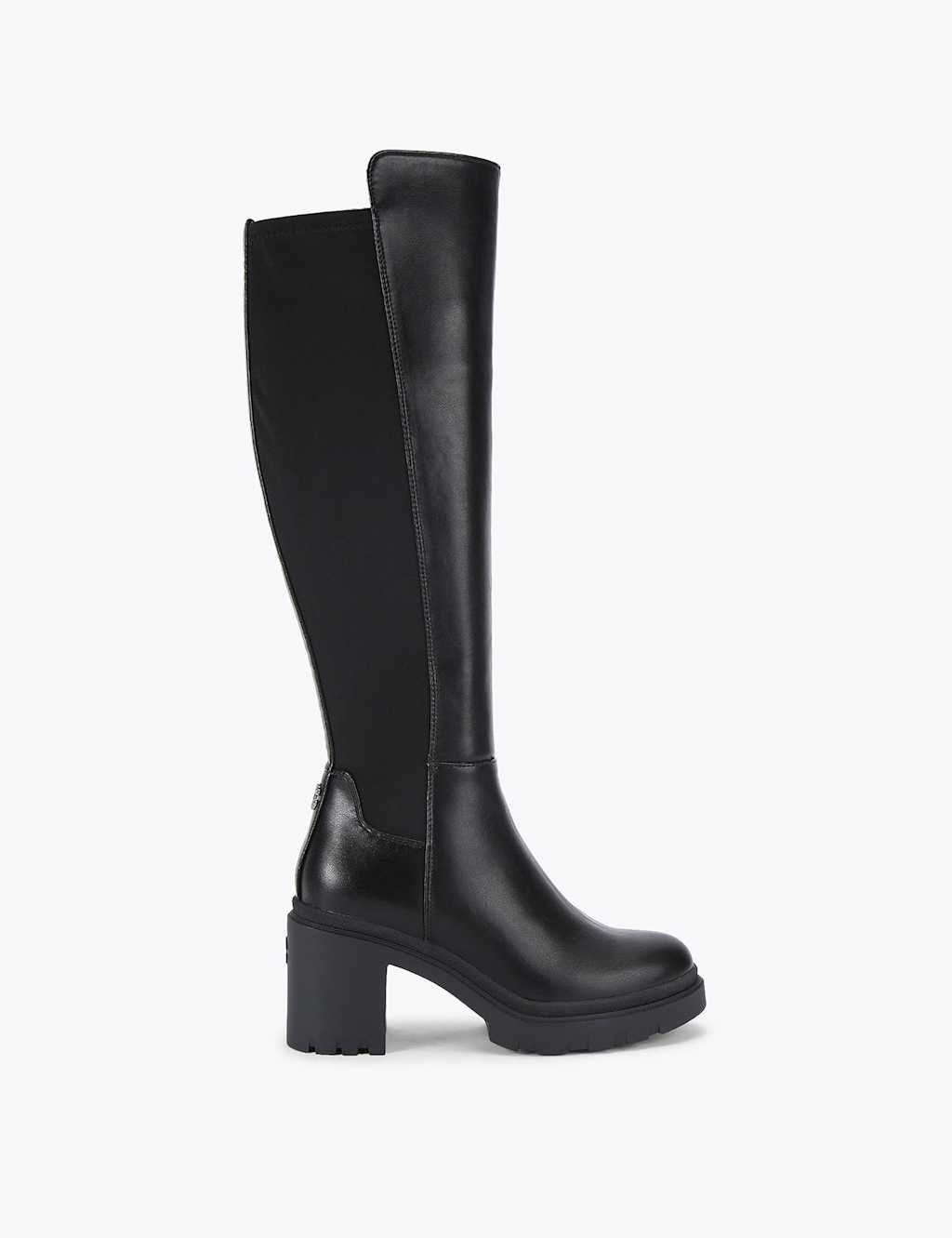 Carvela Women's Block Heel Knee High Boots - 6 - Black - Available at M&S