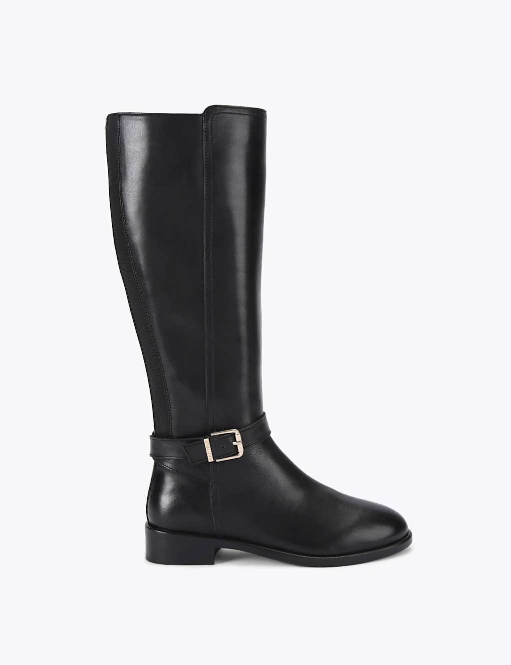 Carvela Women's Leather Flat Riding Boots - 6 - Black - Available at M&S