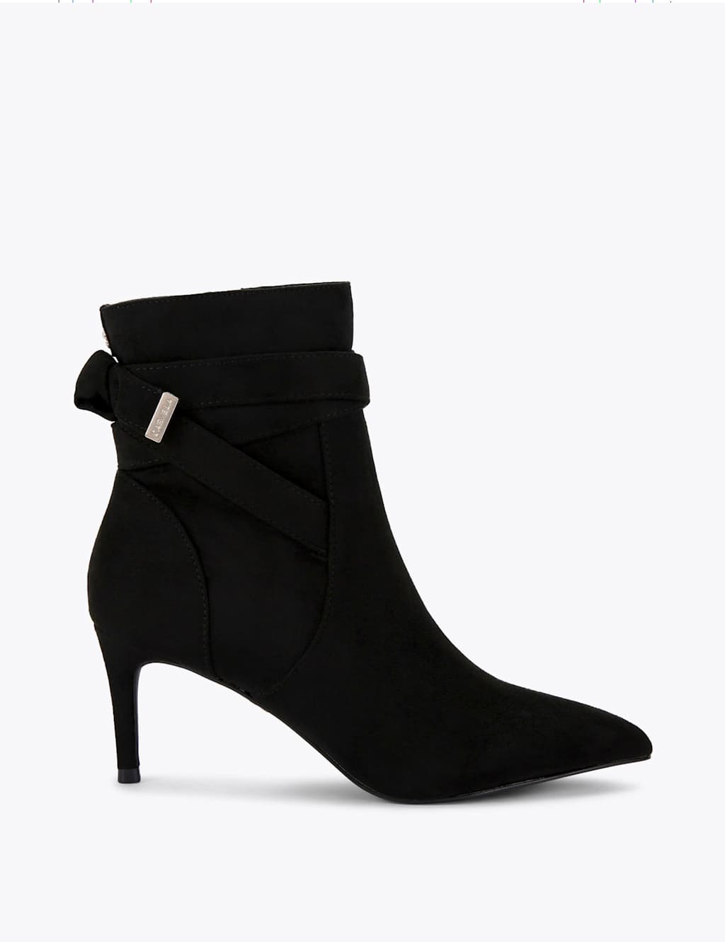 Carvela Women's Strap Detail Stiletto Heel Pointed Ankle Boots - 3 - Black - Available at M&S