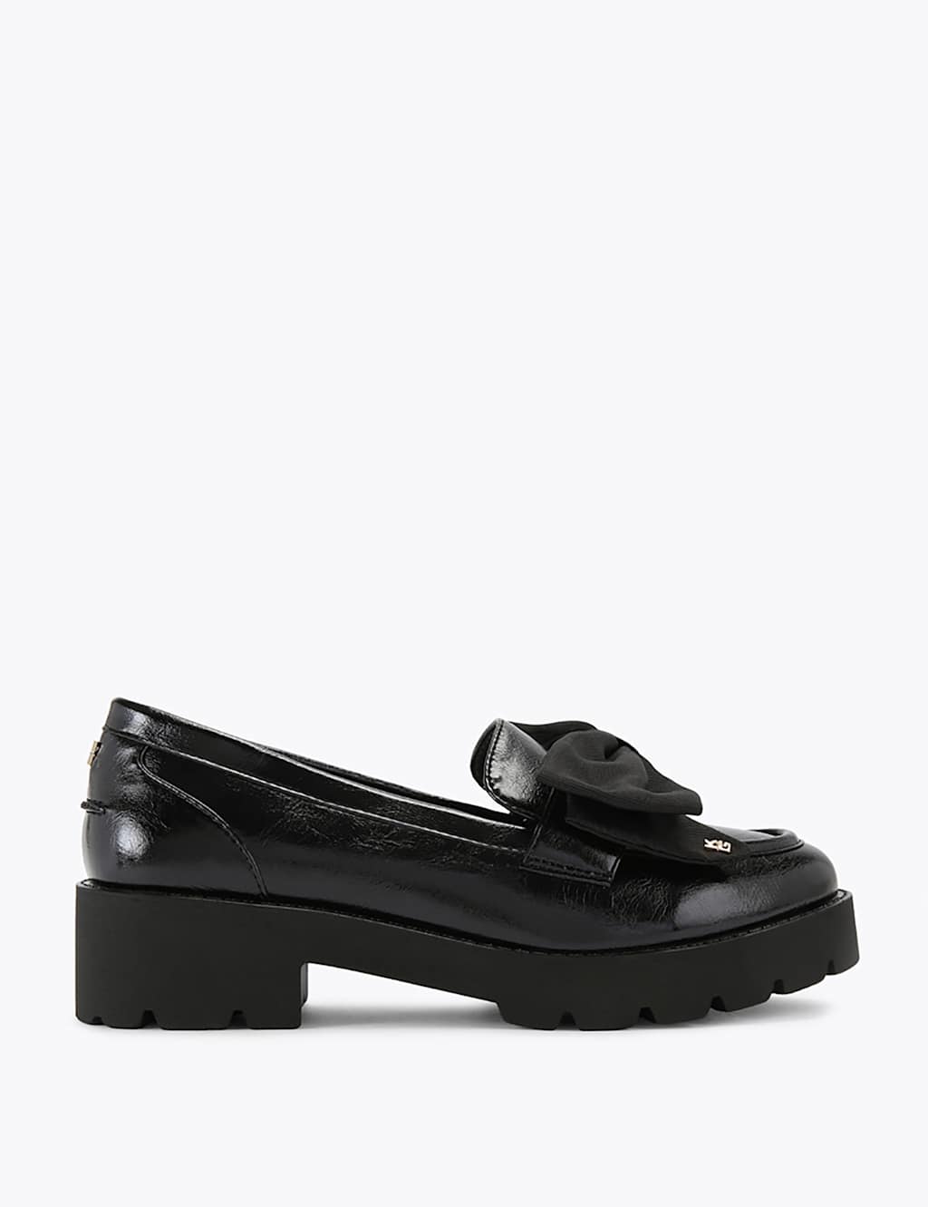 Kurt Geiger Women's Maple Bow Loafers - 3 - Black - Available at M&S
