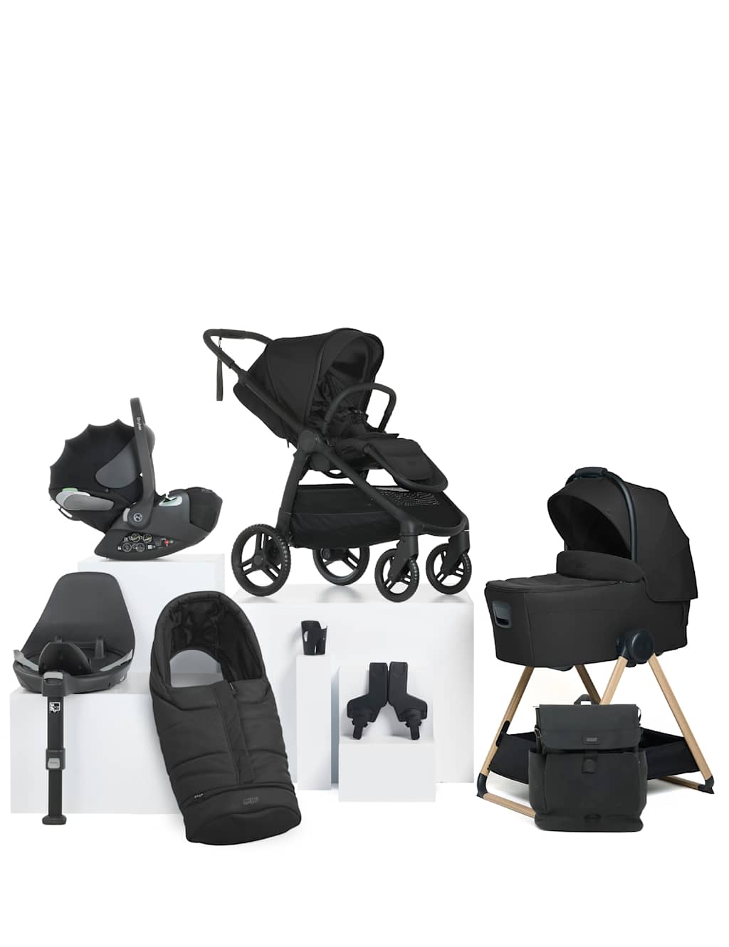 Mamas & Papas Ocarro 2 Complete Stand Bundle - Black - Available at M&S
