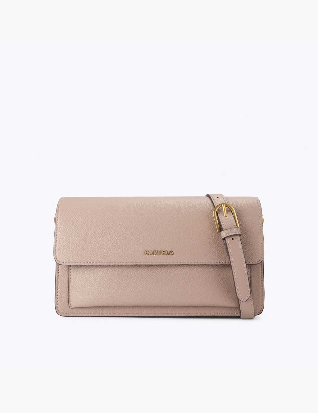 Carvela Women's Faux Leather Cross Body Shoulder Bag - Beige - Available at M&S