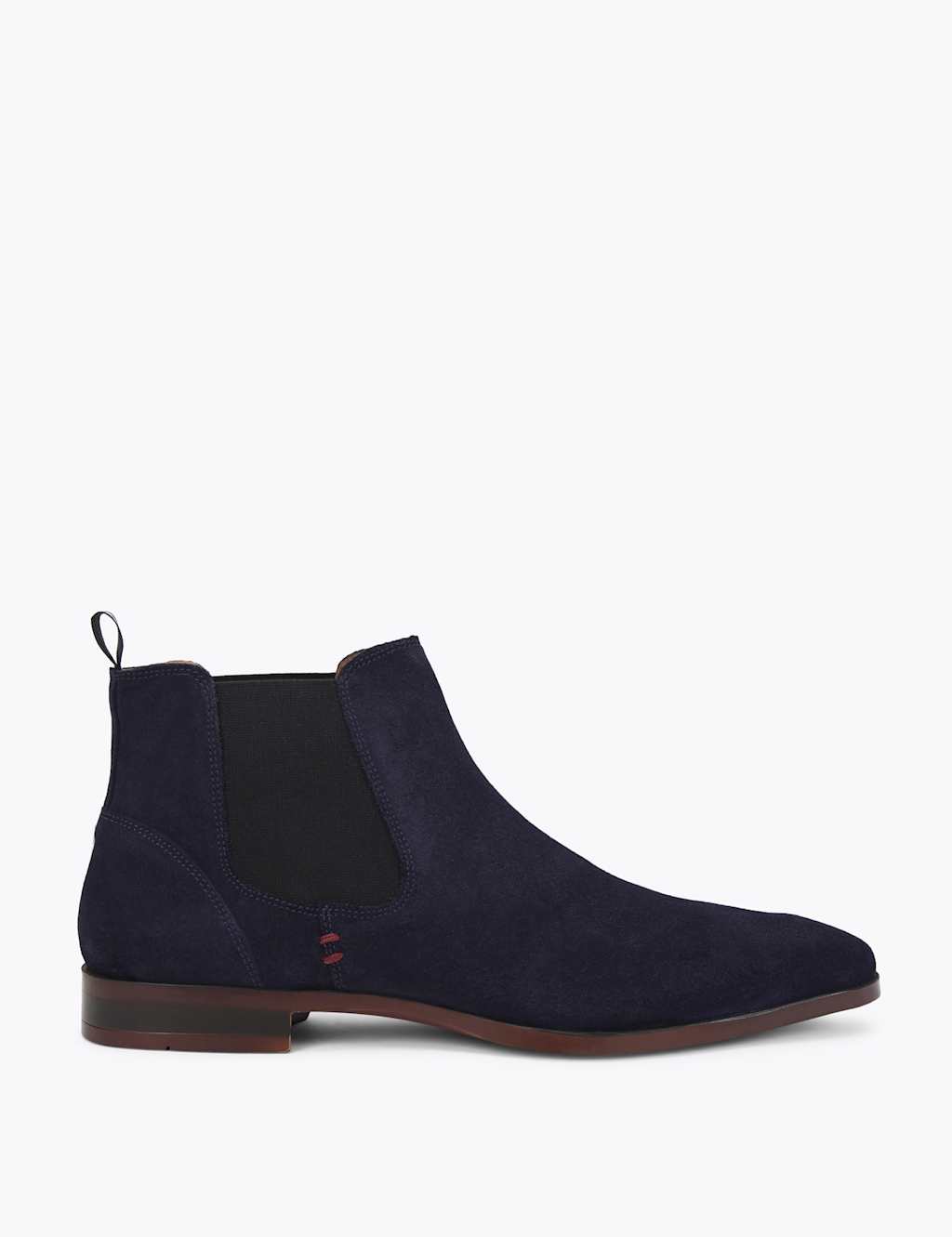 Kurt Geiger Men's Suede Pull On Chelsea Boots - 9 - Blue - Available at M&S