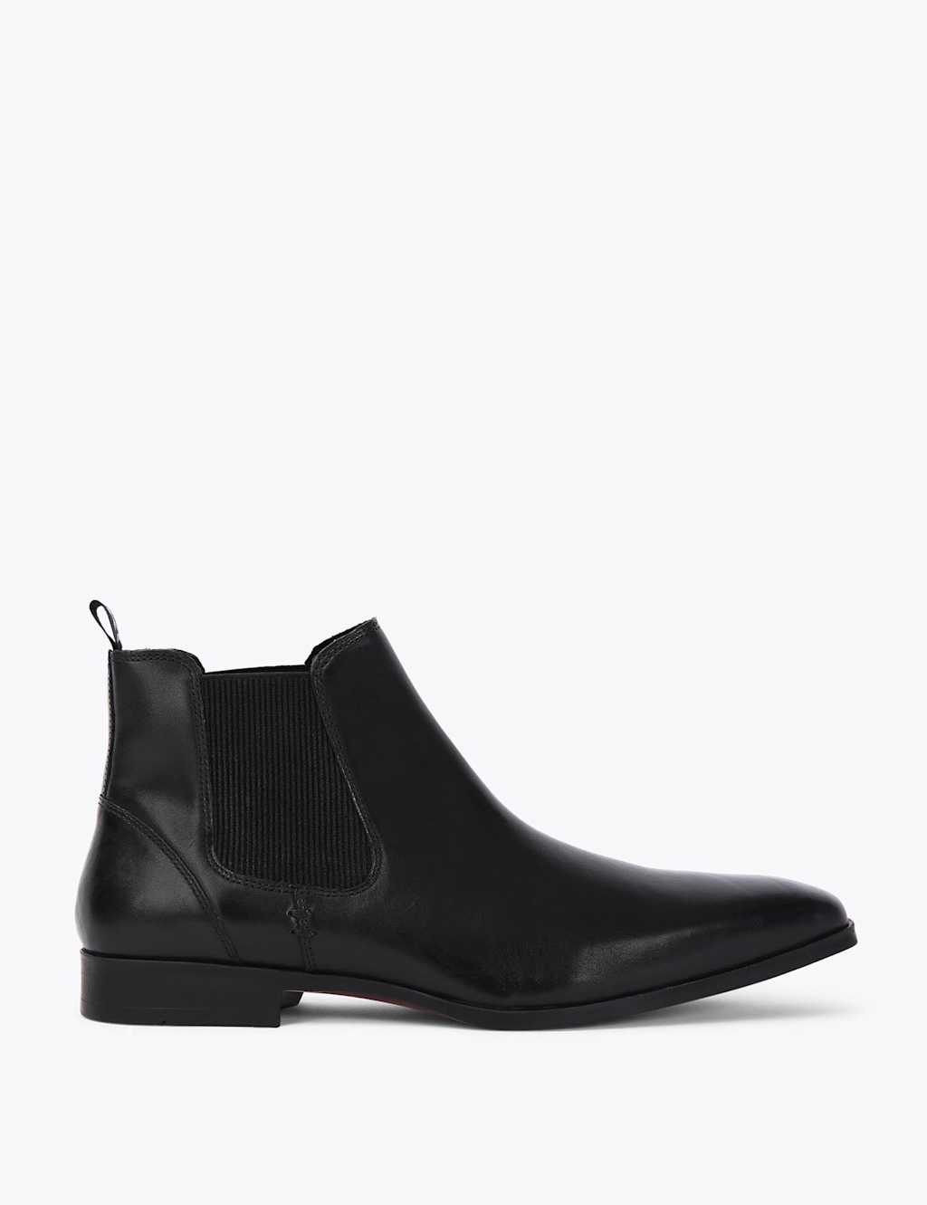 Kurt Geiger Men's Leather Pull On Chelsea Boots - 7 - Black - Available at M&S