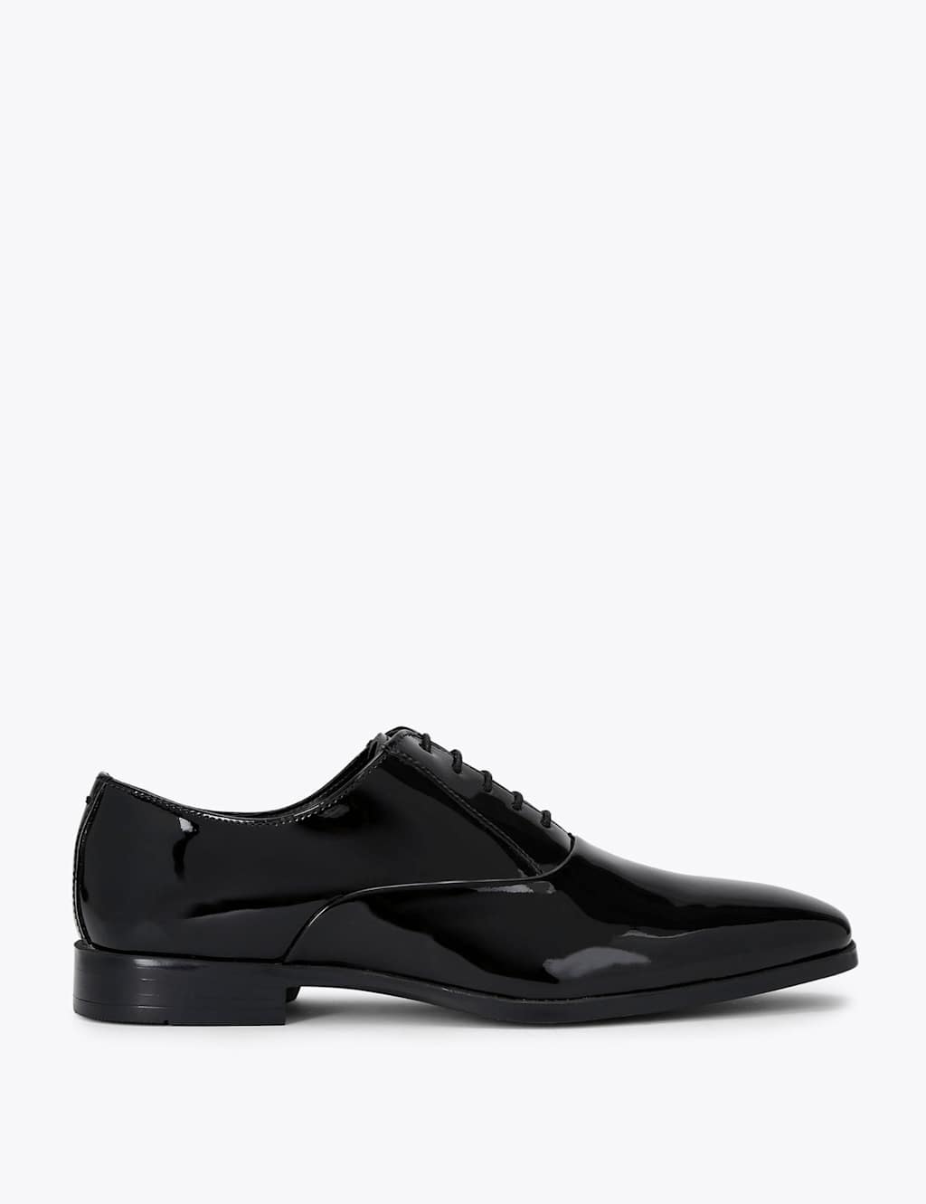 Kurt Geiger Men's Patent Oxford Shoes - 9 - Black - Available at M&S