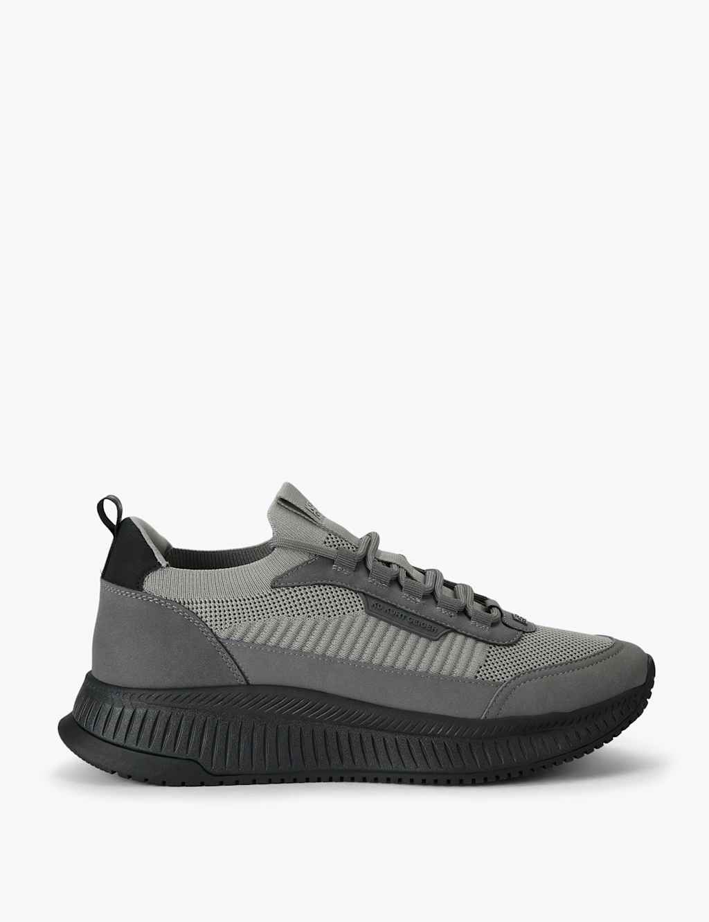 Kurt Geiger Men's Colour Block Lace Up Trainers - 11 - Grey - Available at M&S