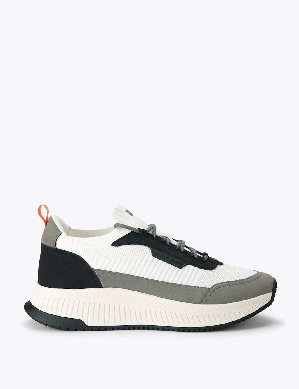 Kurt Geiger Men's Colour Block Lace Up Trainers - 6 - White - Available at M&S