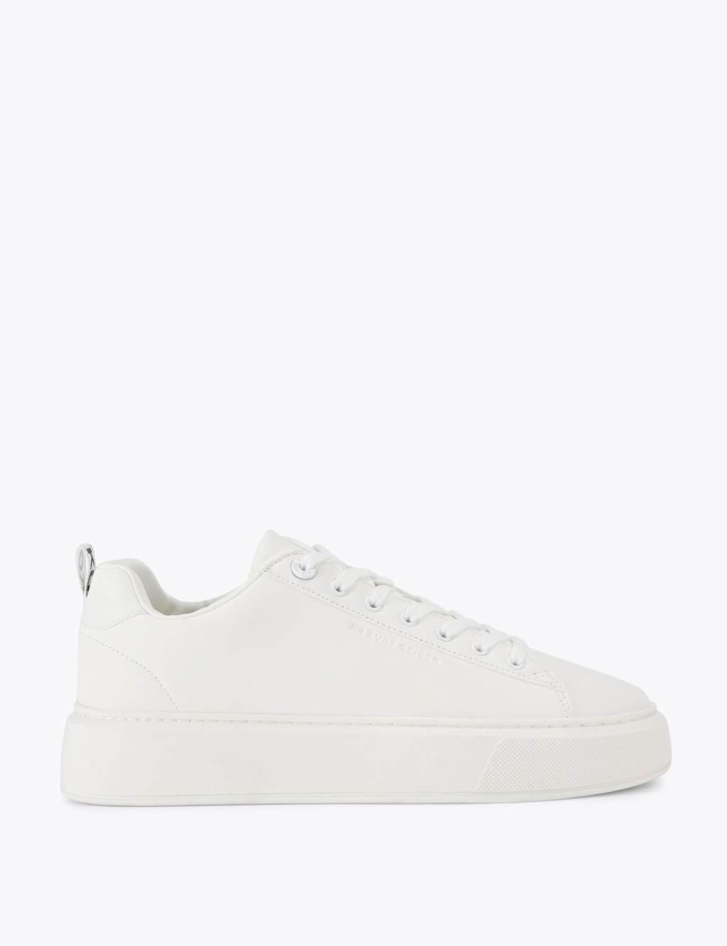 Kurt Geiger Men's Lace Up Trainers - 8 - White - Available at M&S