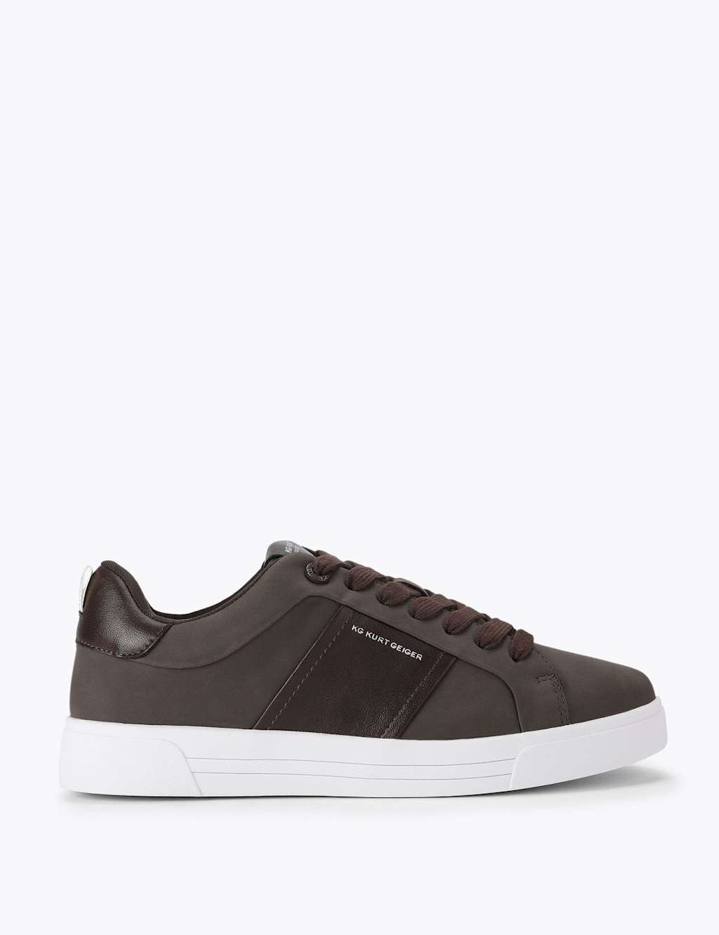 Kurt Geiger Men's Lace Up Trainers - 10 - Brown - Available at M&S