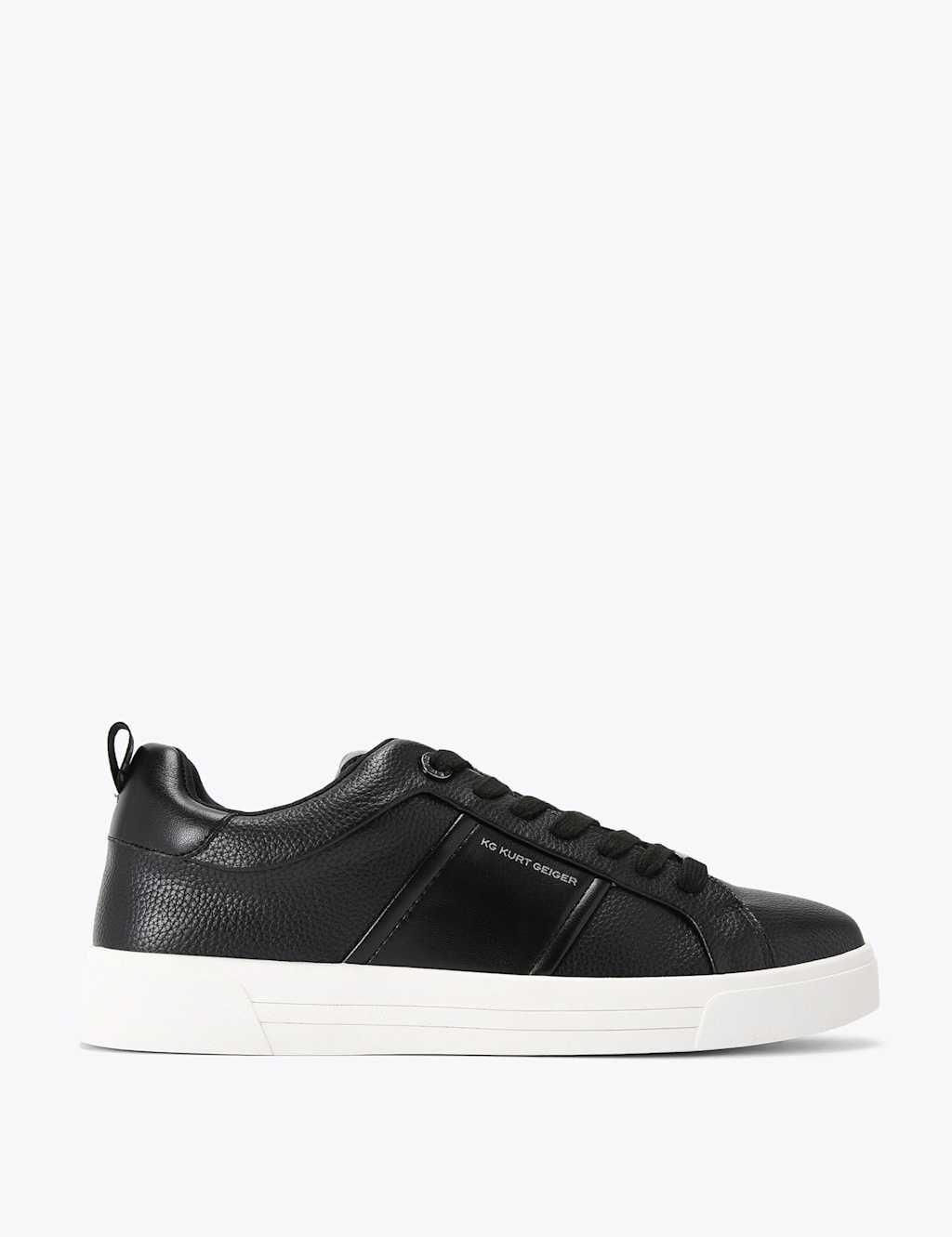 Kurt Geiger Men's Lace Up Trainers - 11 - Black - Available at M&S