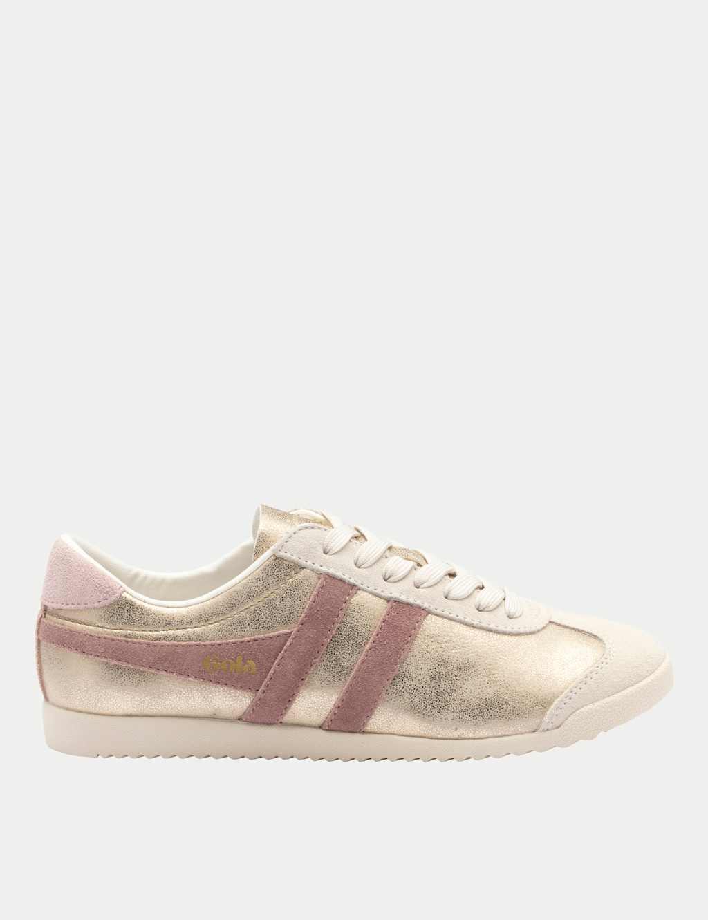 Gola Women's Bullet Blaze Trainers - 3 - Gold Mix - Available at M&S