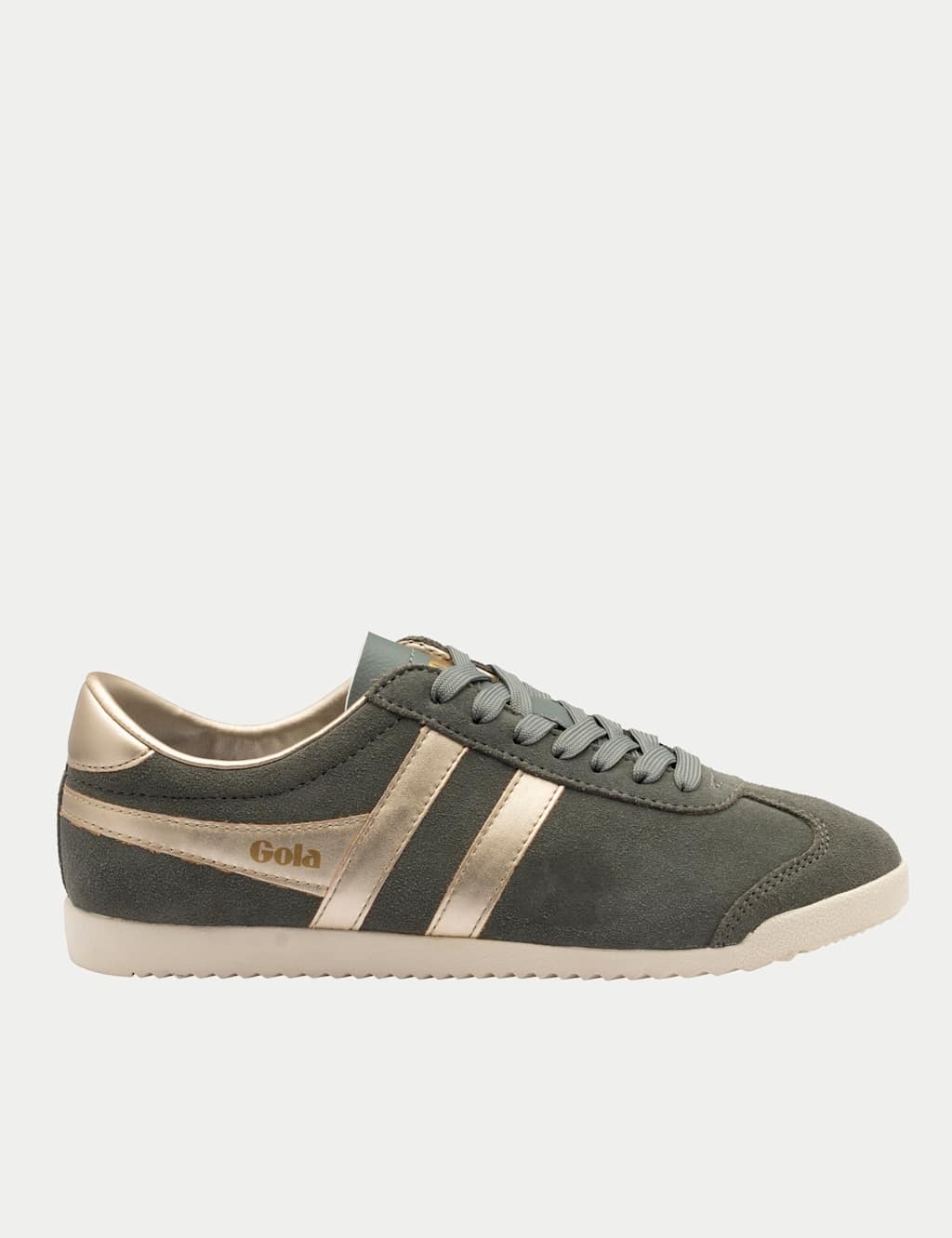 Gola Women's Suede Bullet Pearl Trainers - 5 - Grey Mix - Available at M&S