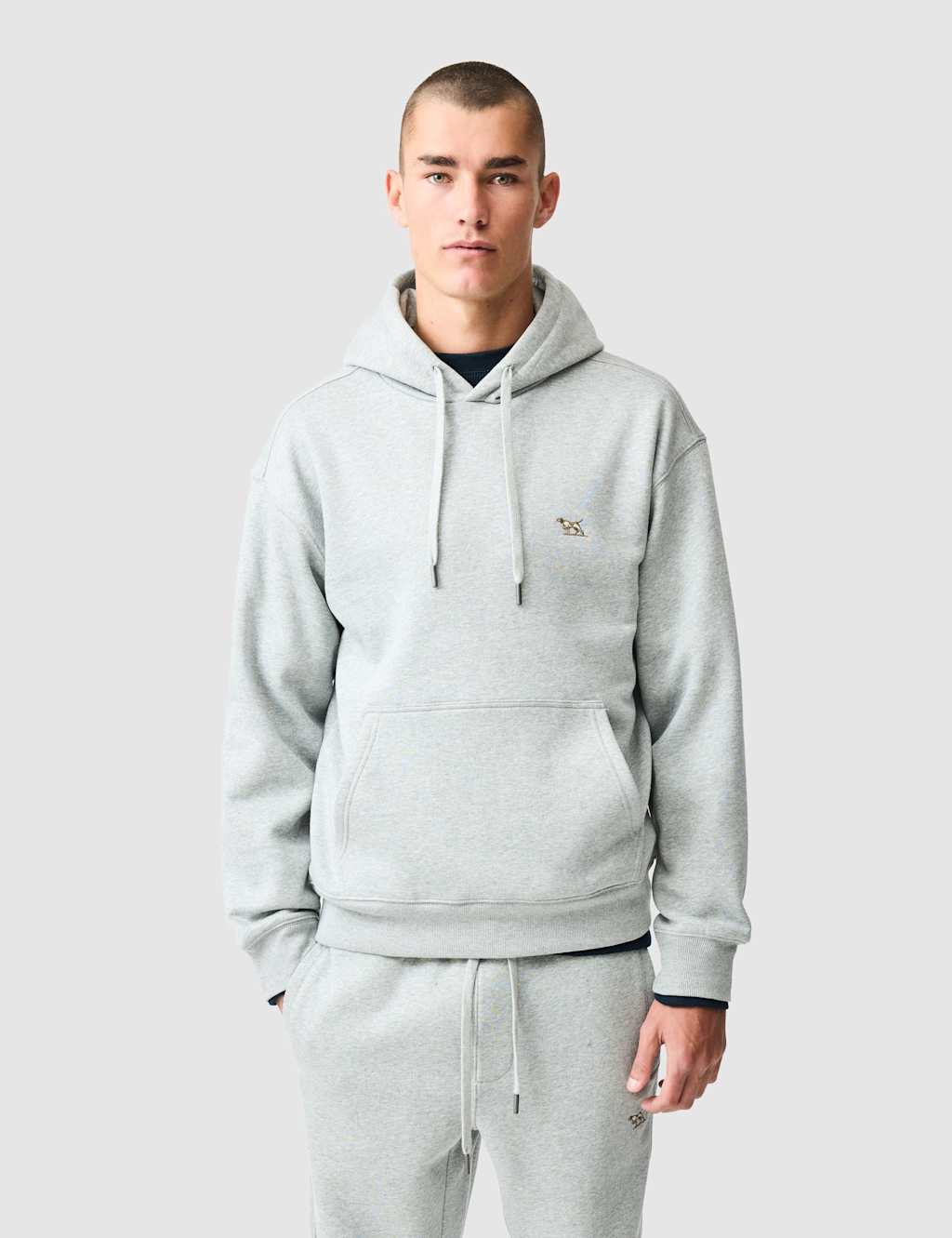 Rodd & Gunn Men's Otago Cotton Rich Hoodie - 2XL - Light Grey - Available at M&S