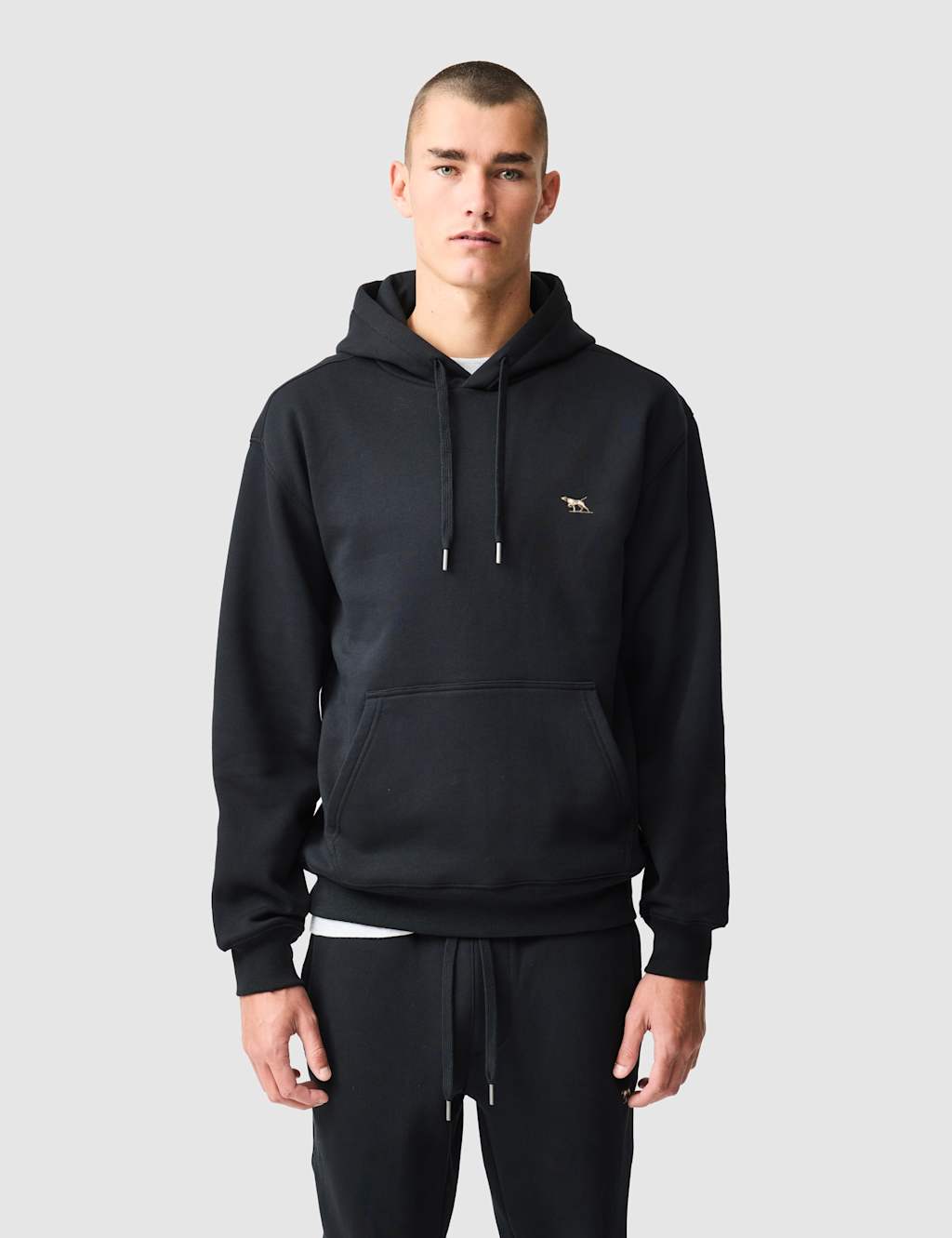 Rodd & Gunn Men's Otago Cotton Rich Hoodie - L - Black - Available at M&S