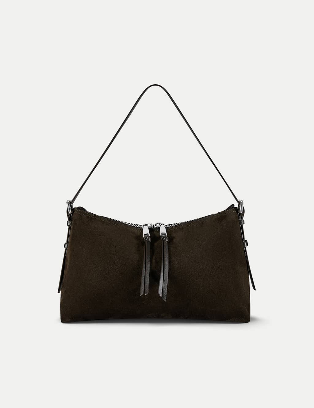 Jigsaw Women's Suede Shoulder Bag - Khaki - Available at M&S