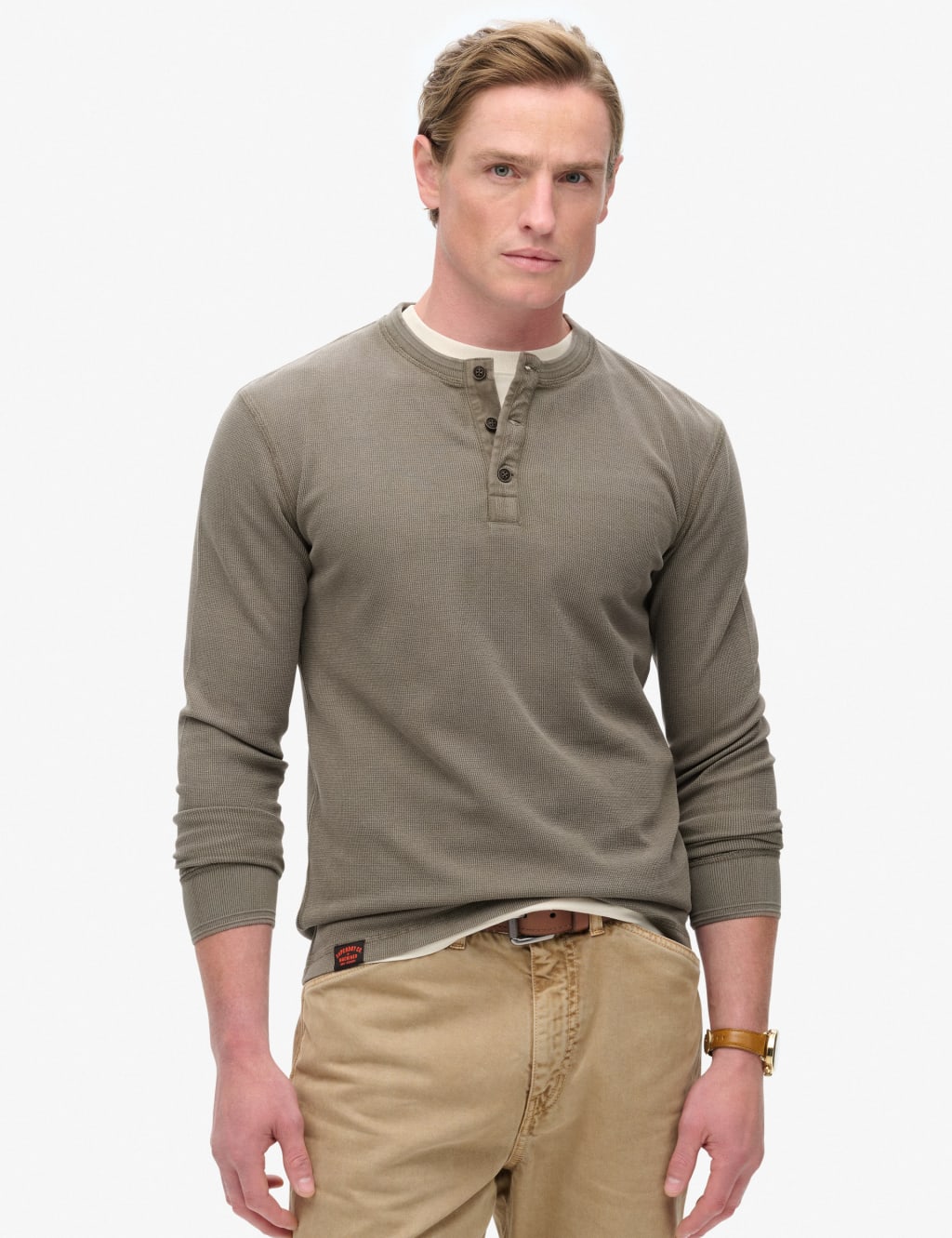 Overzized Pure Cotton Grandad Collar Top