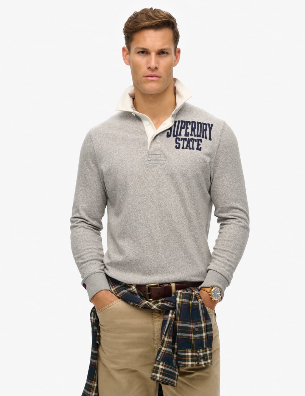 Pure Cotton Striped Rugby Shirt