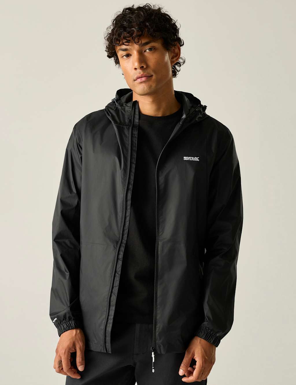 Regatta Men's Pack It Waterproof Anorak - 3XL - Black - Available at M&S