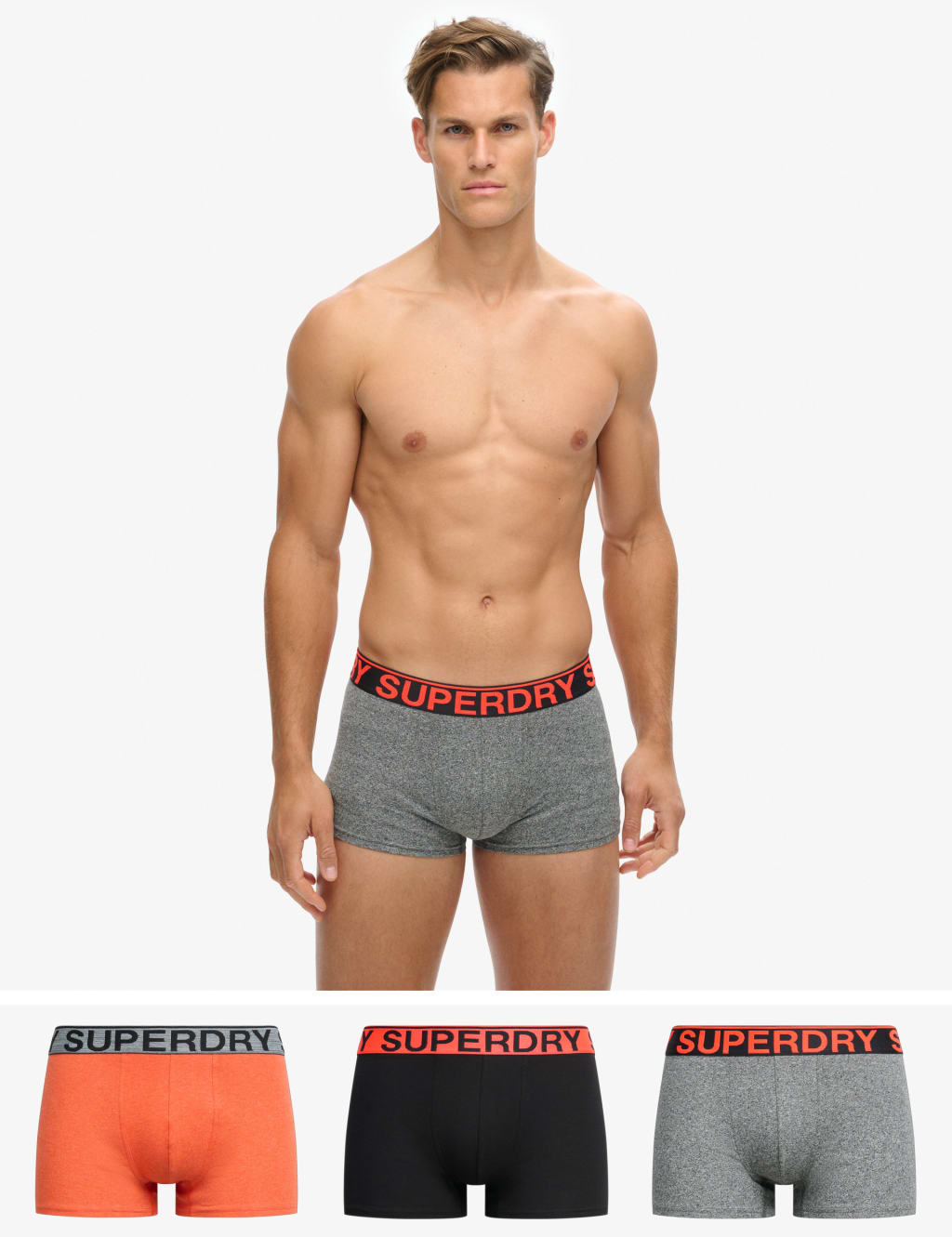3pk Cotton Rich Jersey Trunks