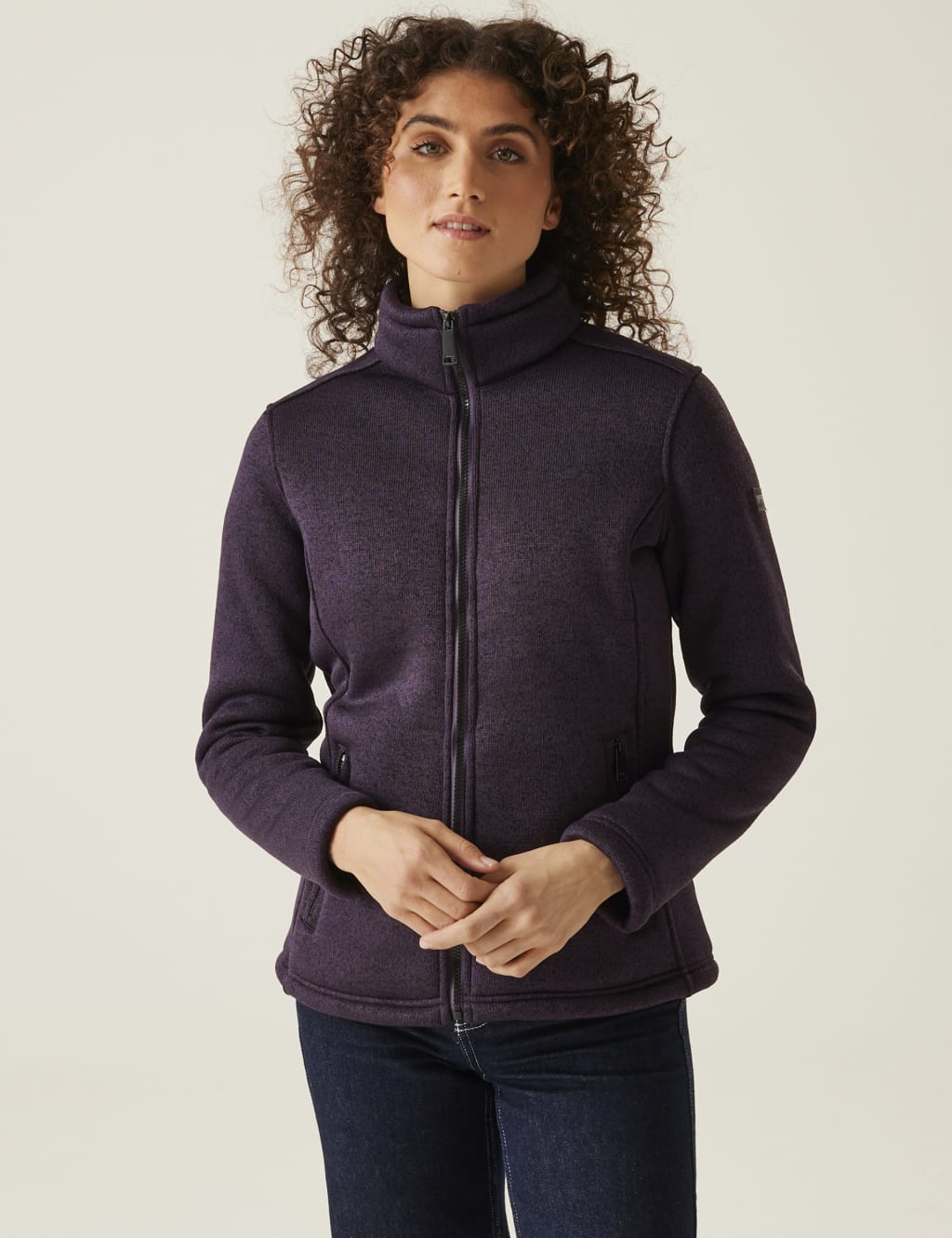Razia II Zip Up Funnel Neck Fleece Jacket