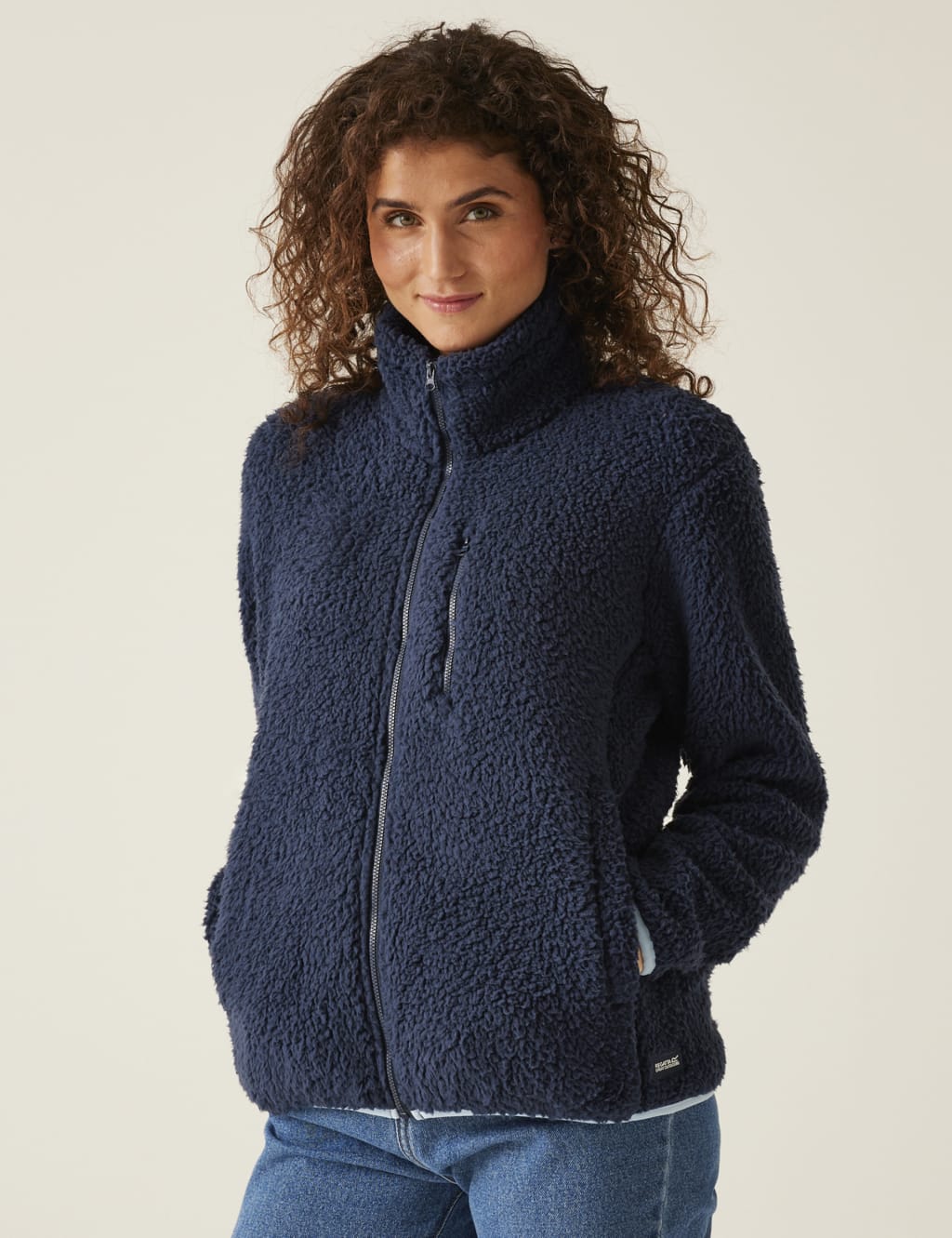 Ria Zip Up Funnel Neck Fleece Jacket