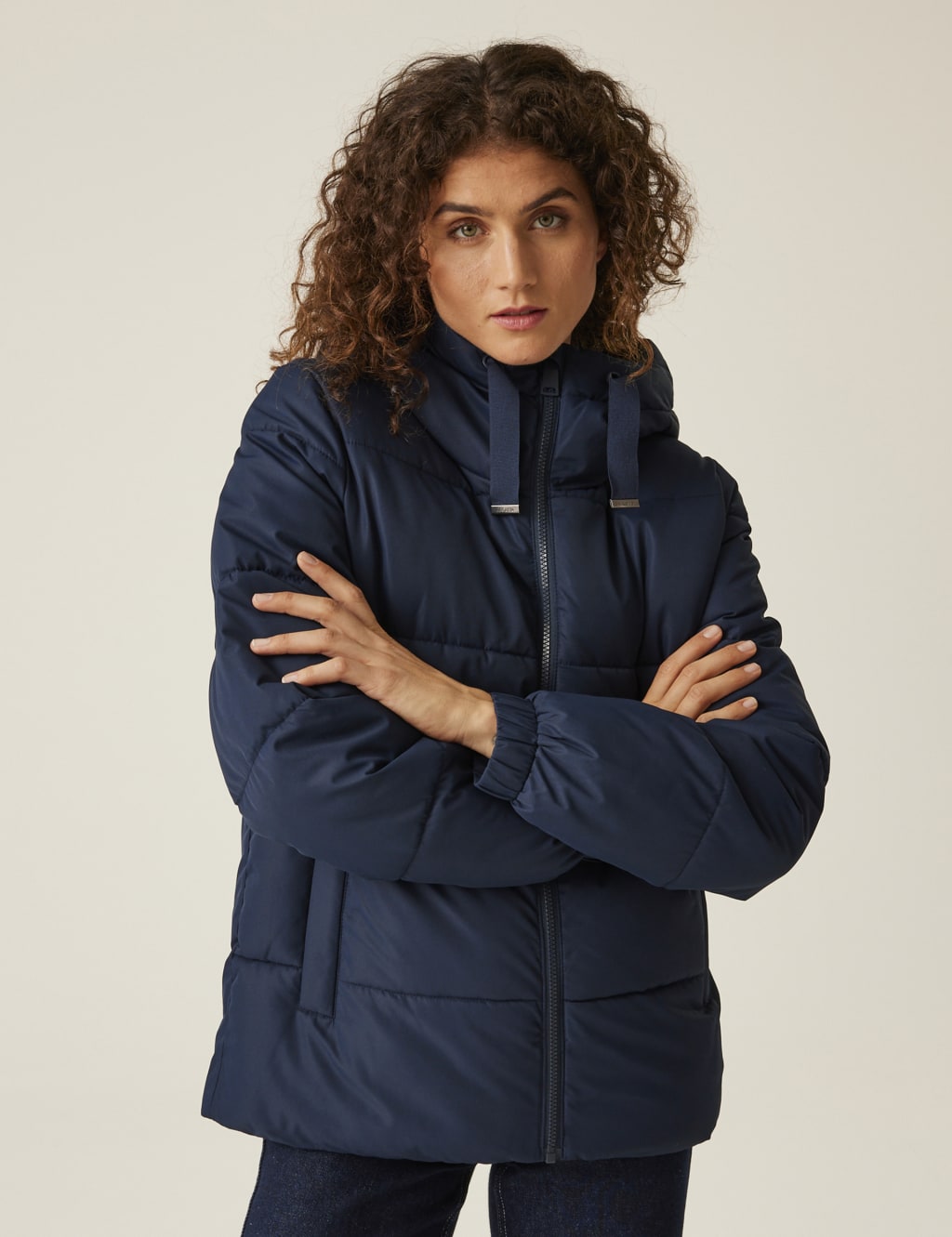M and s womens navy jackets shop