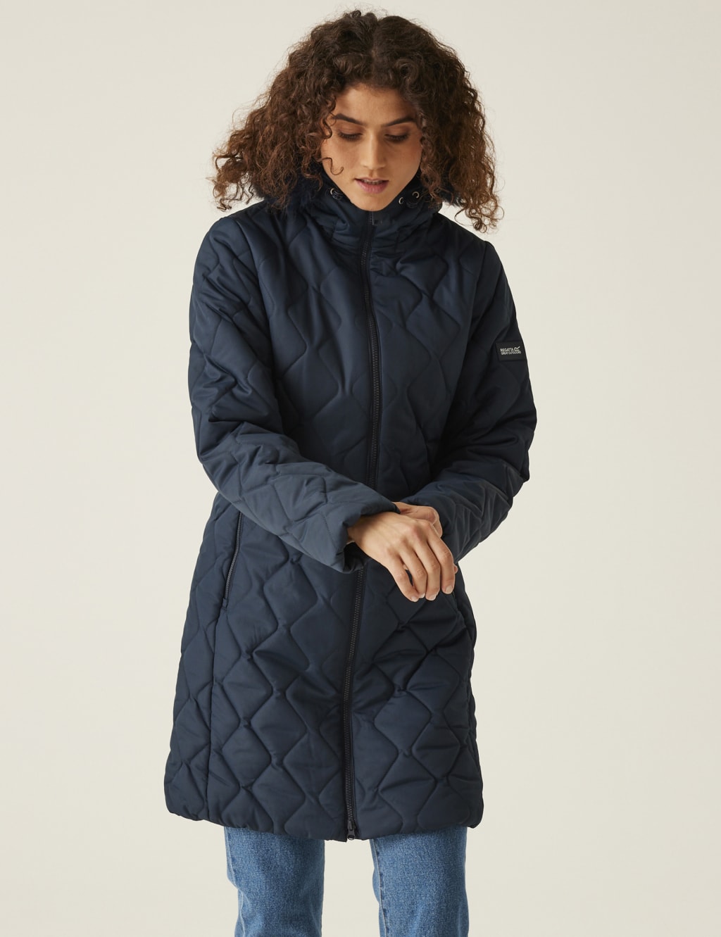 Fritha III Hooded Padded Longline Coat