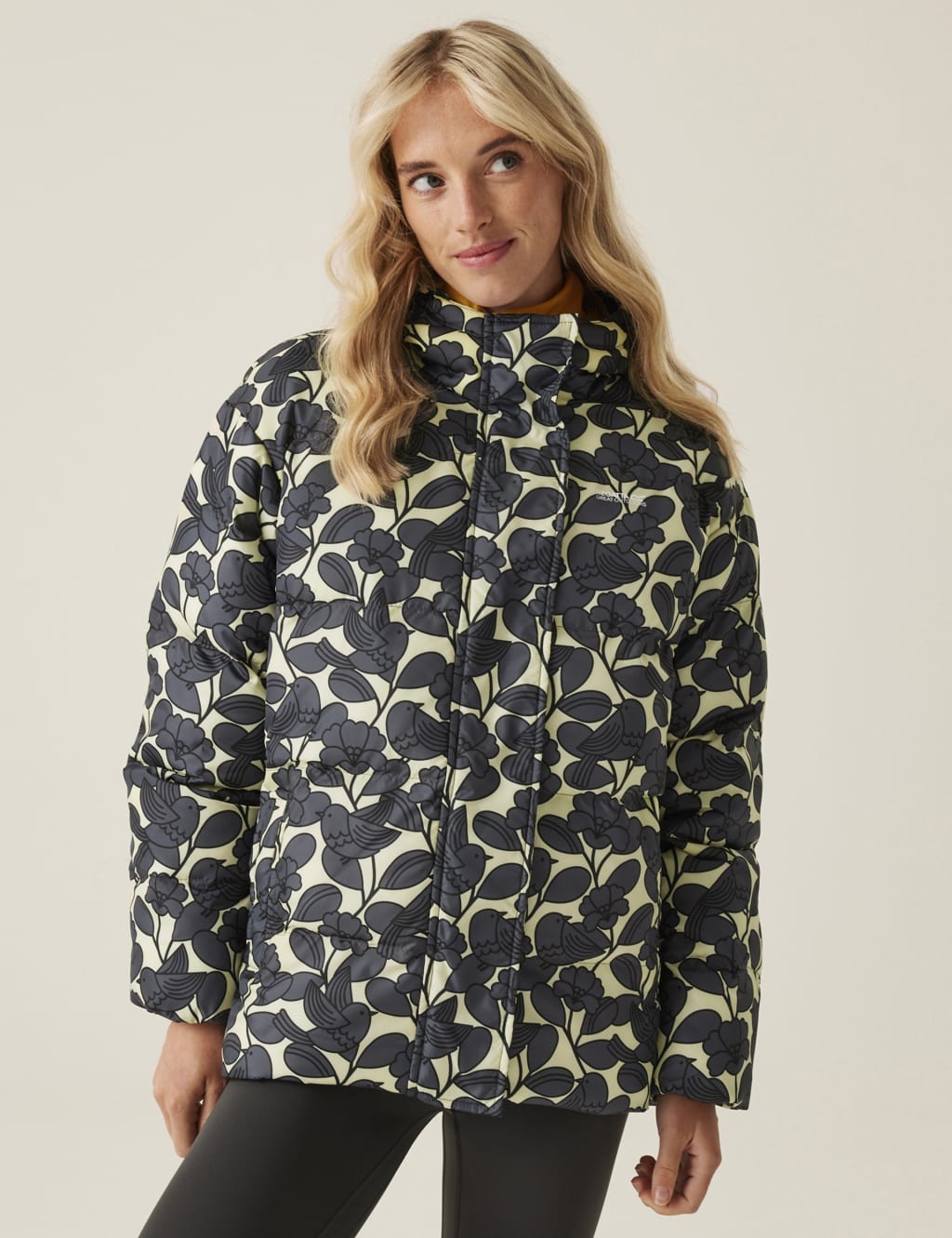 Orla Kiely Hooded Padded Jacket