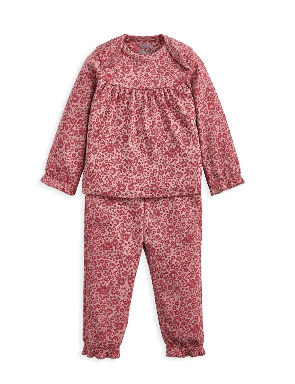Mamas & Papas Pure Cotton Ditsy Floral Pyjamas (3-36 Mths) Pink Mix