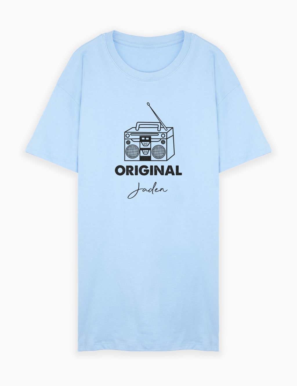 Dollymix Personalised Original T-Shirt for Men's - Blue, Blue