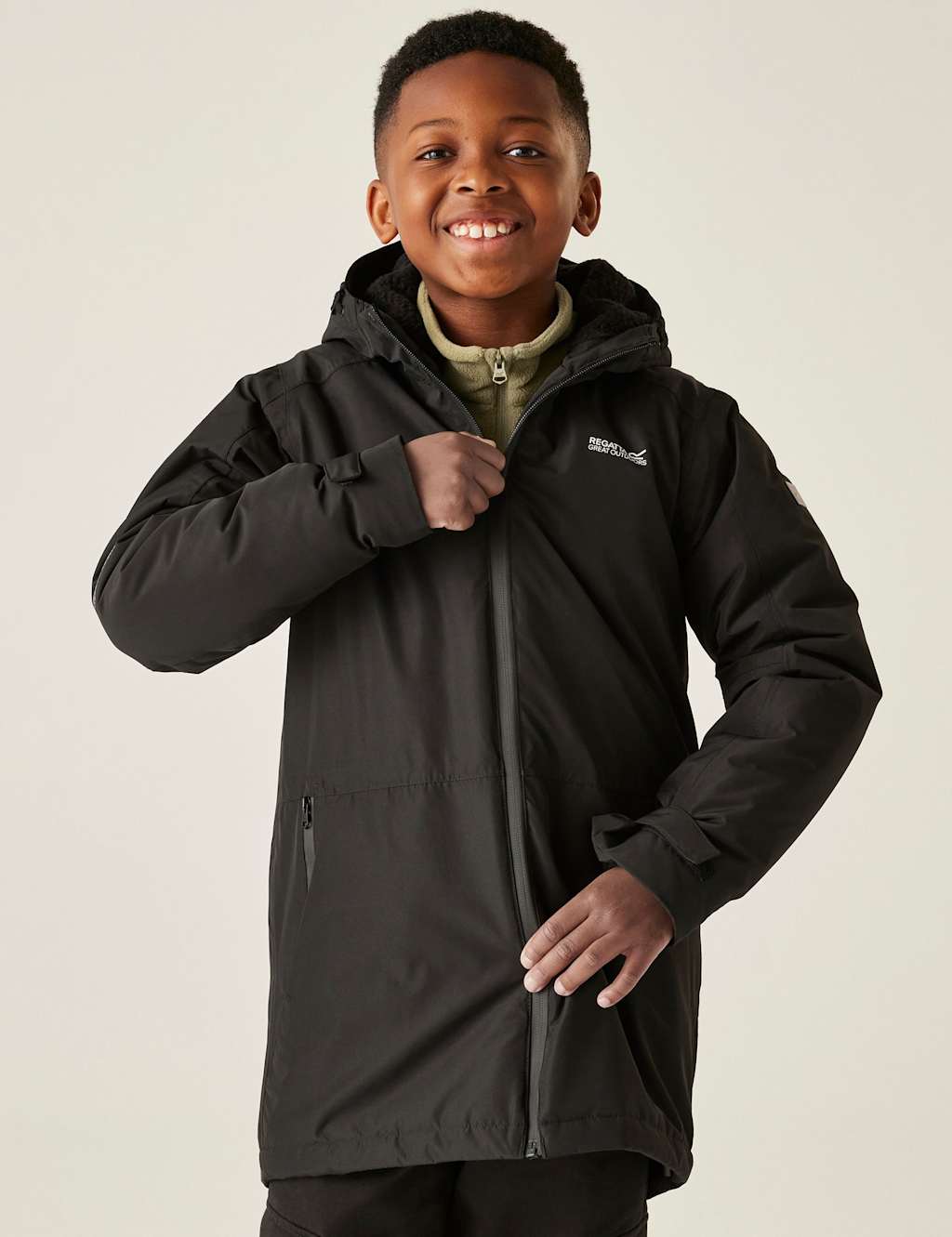 Regatta Farbank II Jacket (3-14 Years) Black