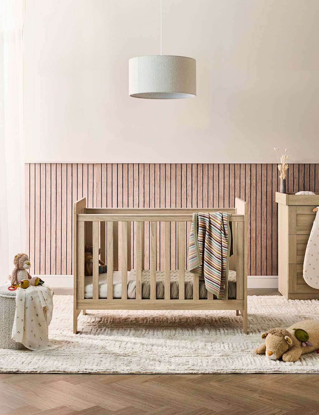 Mamas & Papas Atlas Convertible Cot Bed Brown